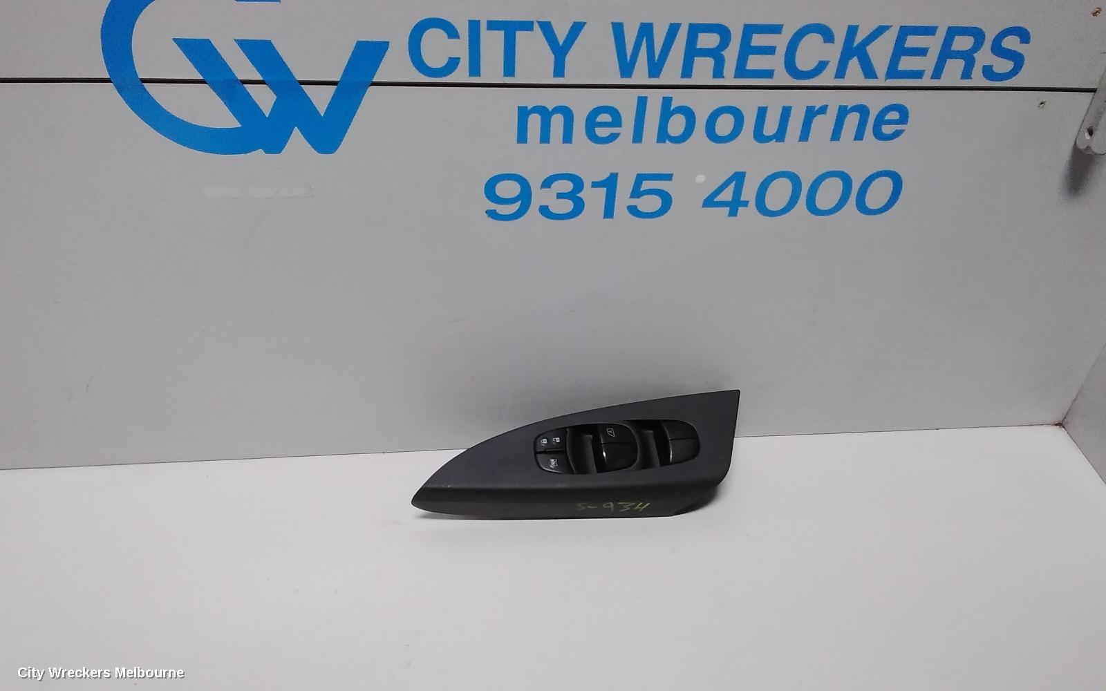 NISSAN PULSAR PWR DR WIND SWITCH, RH FRONT (MASTER SWITCH), SEDAN, B17, 12/2012 - 12/2017 - Image 1