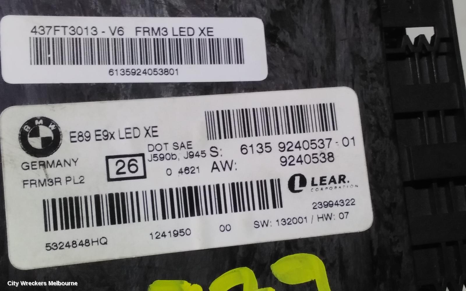 BMW 3 SERIES ECU, FOOTWELL MODULE, E90-E93, 03/2005 - 09/2013 - Image 3