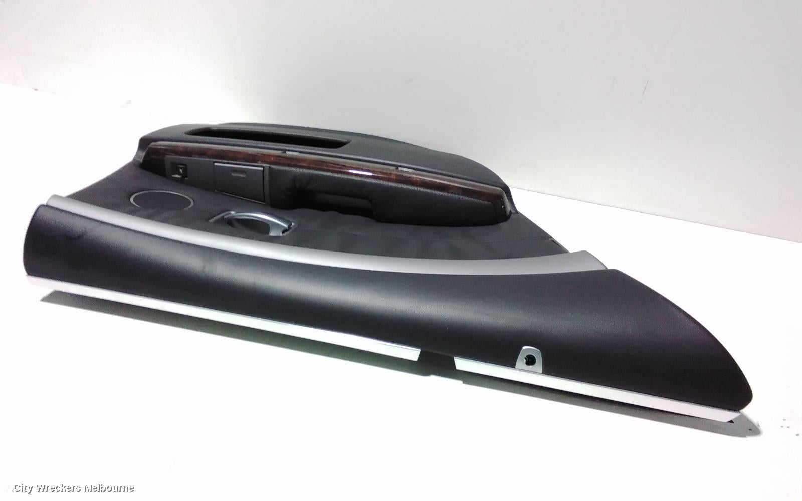 BMW 7 SERIES DOOR TRIM, E65/E66, LH FRONT, LEATHER, BLACK, 02/2002 - 12/2008 - Image 3