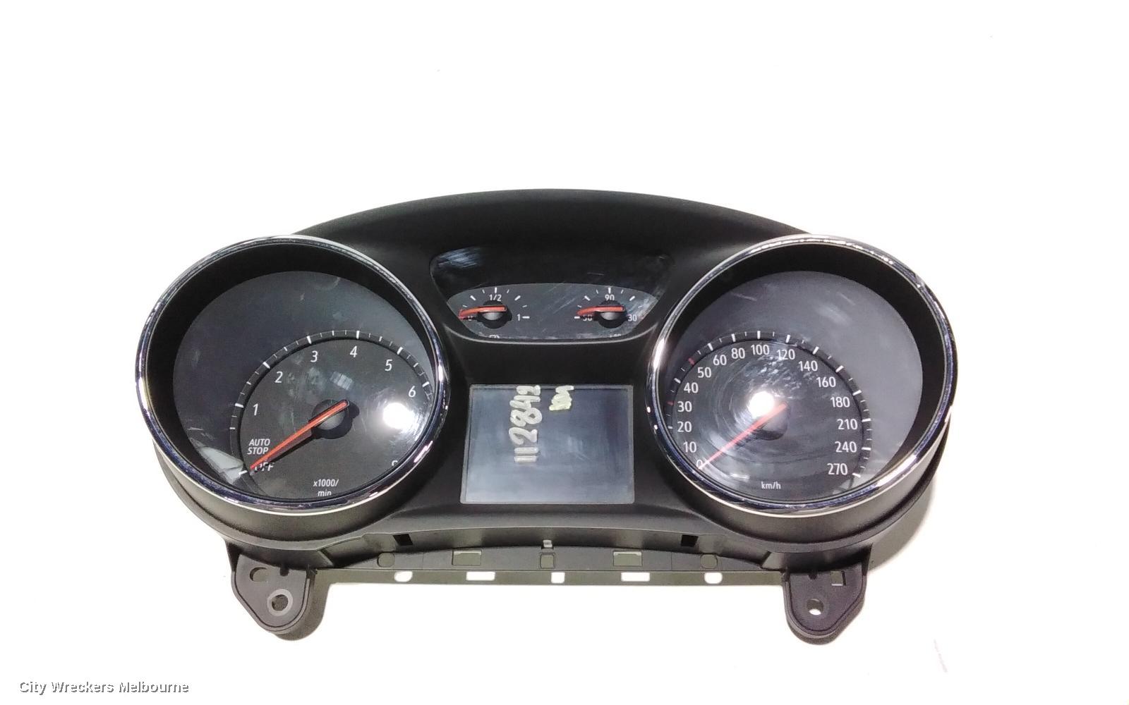 HOLDEN ASTRA INSTRUMENT CLUSTER, PETROL, AUTO T/M, BK, HATCH/WAGON, 09/2016 ONWARDS - Image 1