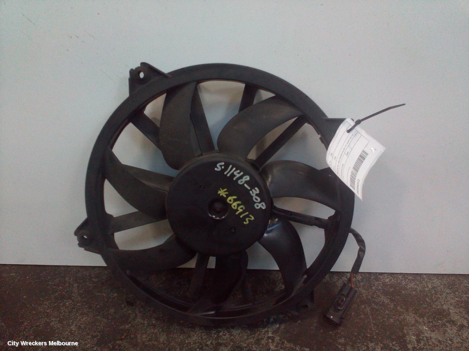 PEUGEOT 308 FAN, RADIATOR FAN, 140W, MARKED FS1572, T7, 09/2007 - 09/2014 - Image 1