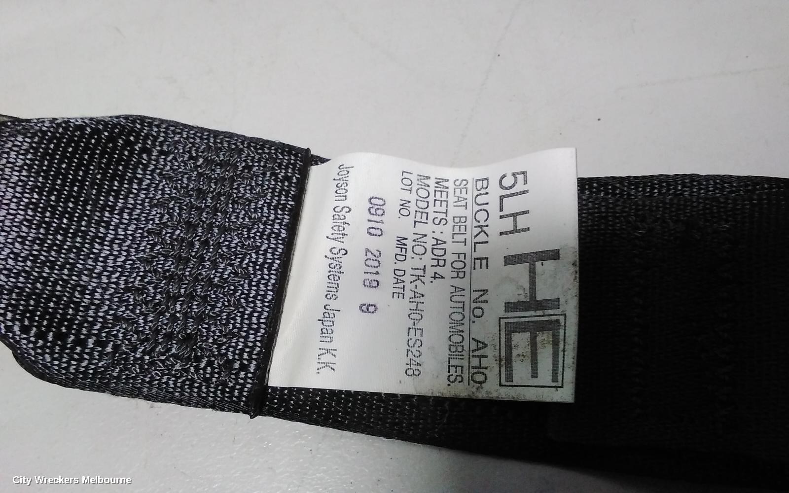 SUBARU IMPREZA SEATBELT/STALK, LH REAR, SEAT BELT ONLY, HATCH, G5, 11/2016 ONWARDS - Image 3