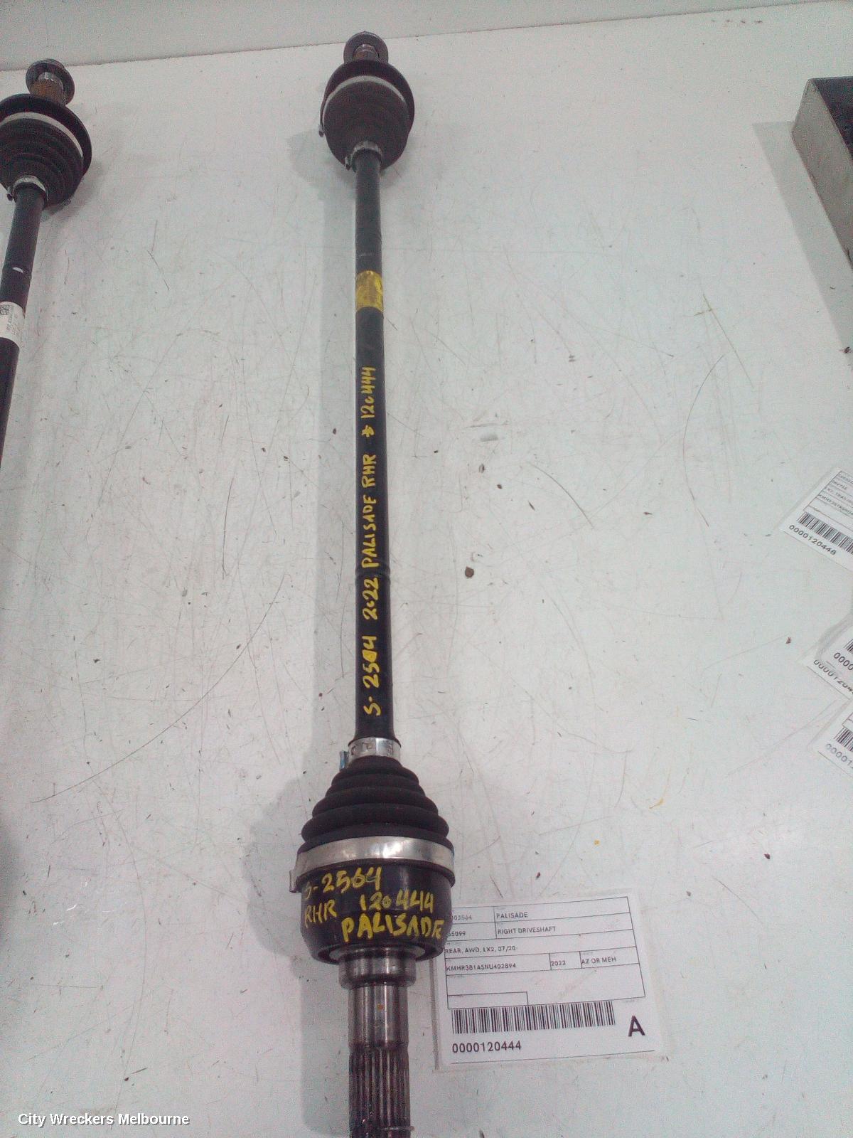 HYUNDAI PALISADE RIGHT DRIVESHAFT, REAR, AWD, LX2, 07/2020 ONWARDS - Image 2