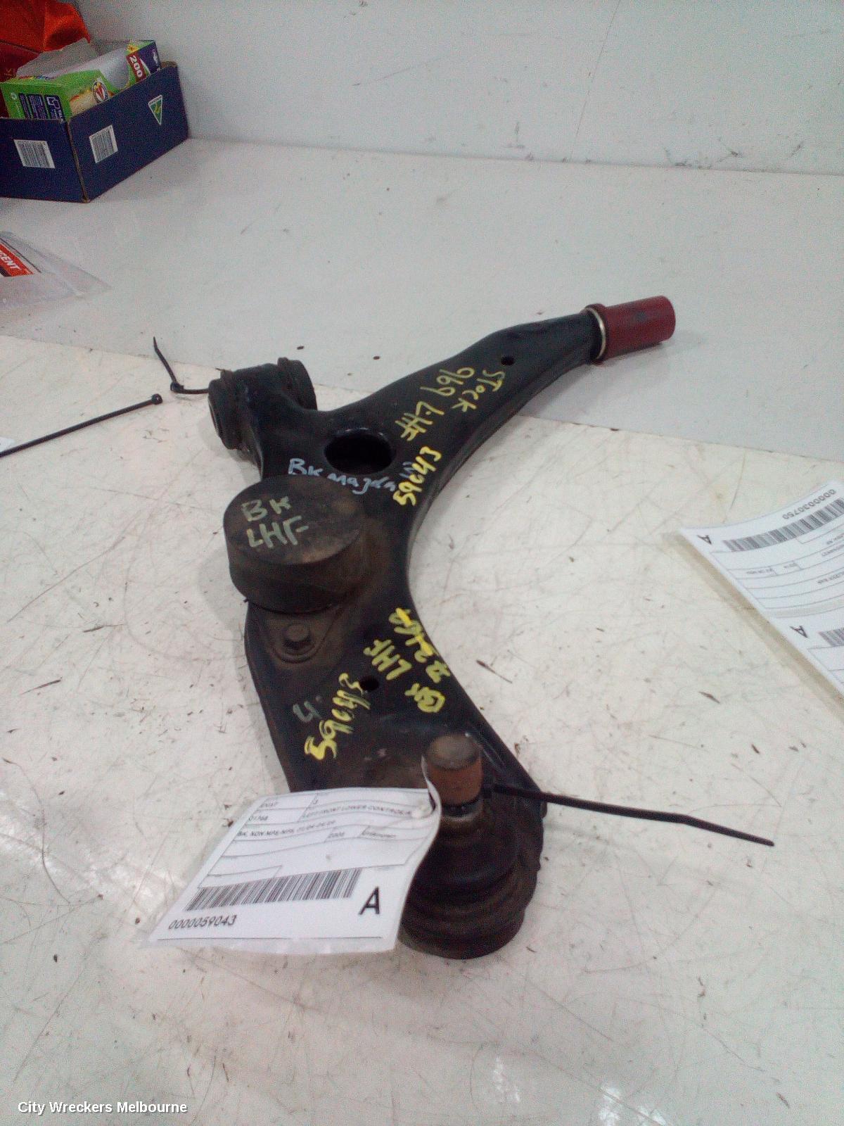MAZDA 3 LEFT FRONT LOWER CONTROL ARM, BK, NON MPS/MPS, 01/2004 - 04/2009 - Image 3