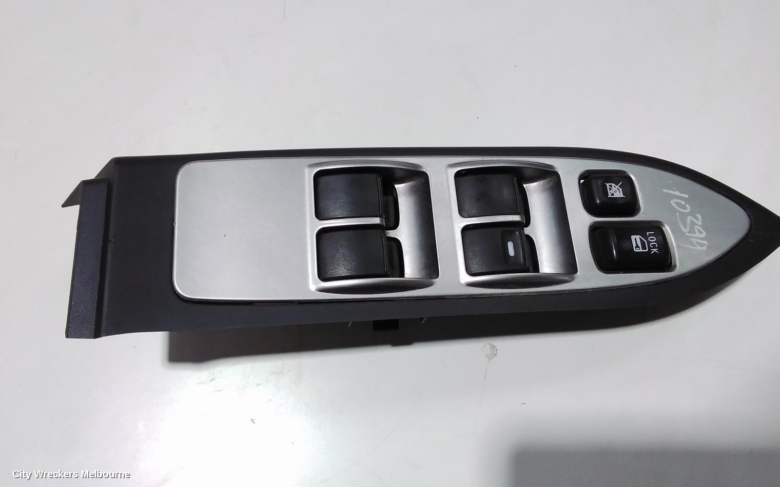 MITSUBISHI PAJERO PWR DR WIND SWITCH, RH FRONT (MASTER SWITCH), 5DR, NS-NT, 11/2006 ONWARDS - Image 1
