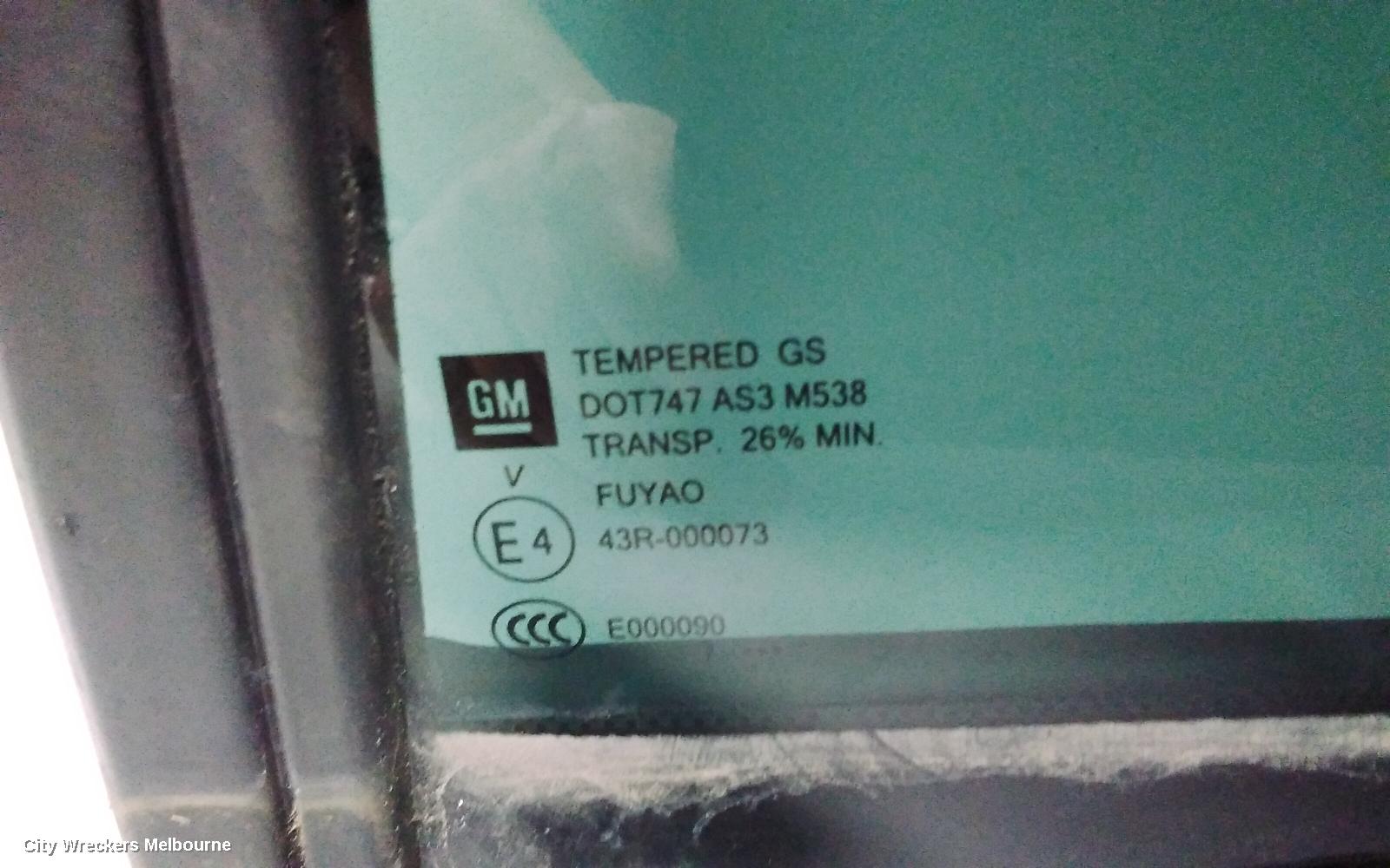 HOLDEN COMMODORE LEFT REAR 1/4 DOOR GLASS, ZB, WAGON, 10/2017 - 12/2020 - Image 3