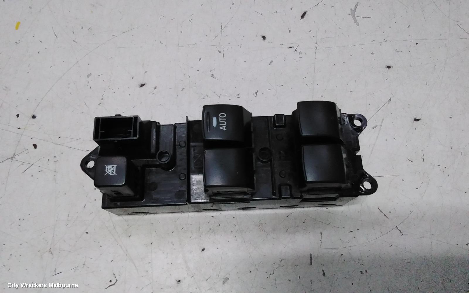 MITSUBISHI MIRAGE PWR DR WIND SWITCH, RH FRONT (MASTER SWITCH), LA-LB, HATCH, 12/2012 - 12/2024 - Image 1