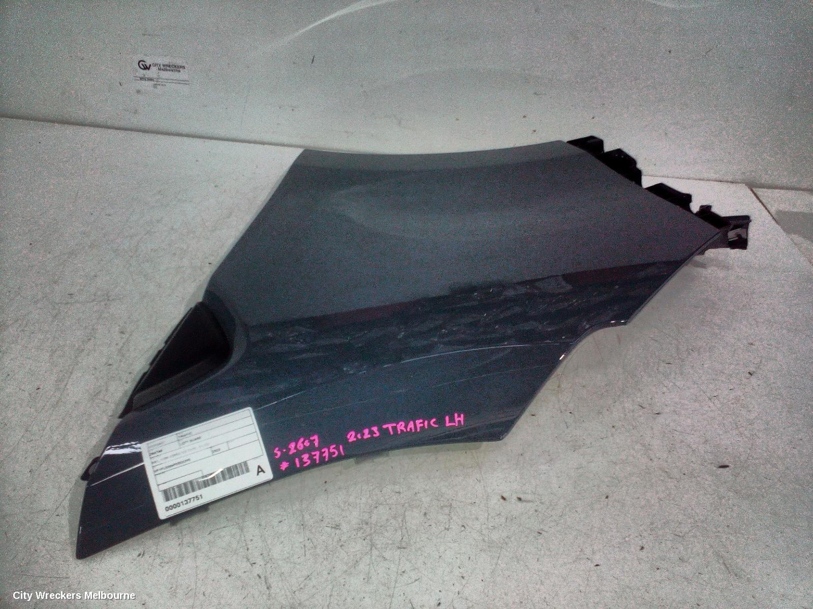 RENAULT TRAFIC LEFT GUARD, X82, NON REPEATER TYPE,  01/2022 ONWARDS - Image 1