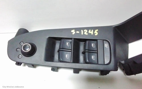 AUDI A4 PWR DR WIND SWITCH, RH FRONT (MASTER SWITCH), B8 8K, 02/2008 - 06/2012 - Image 2