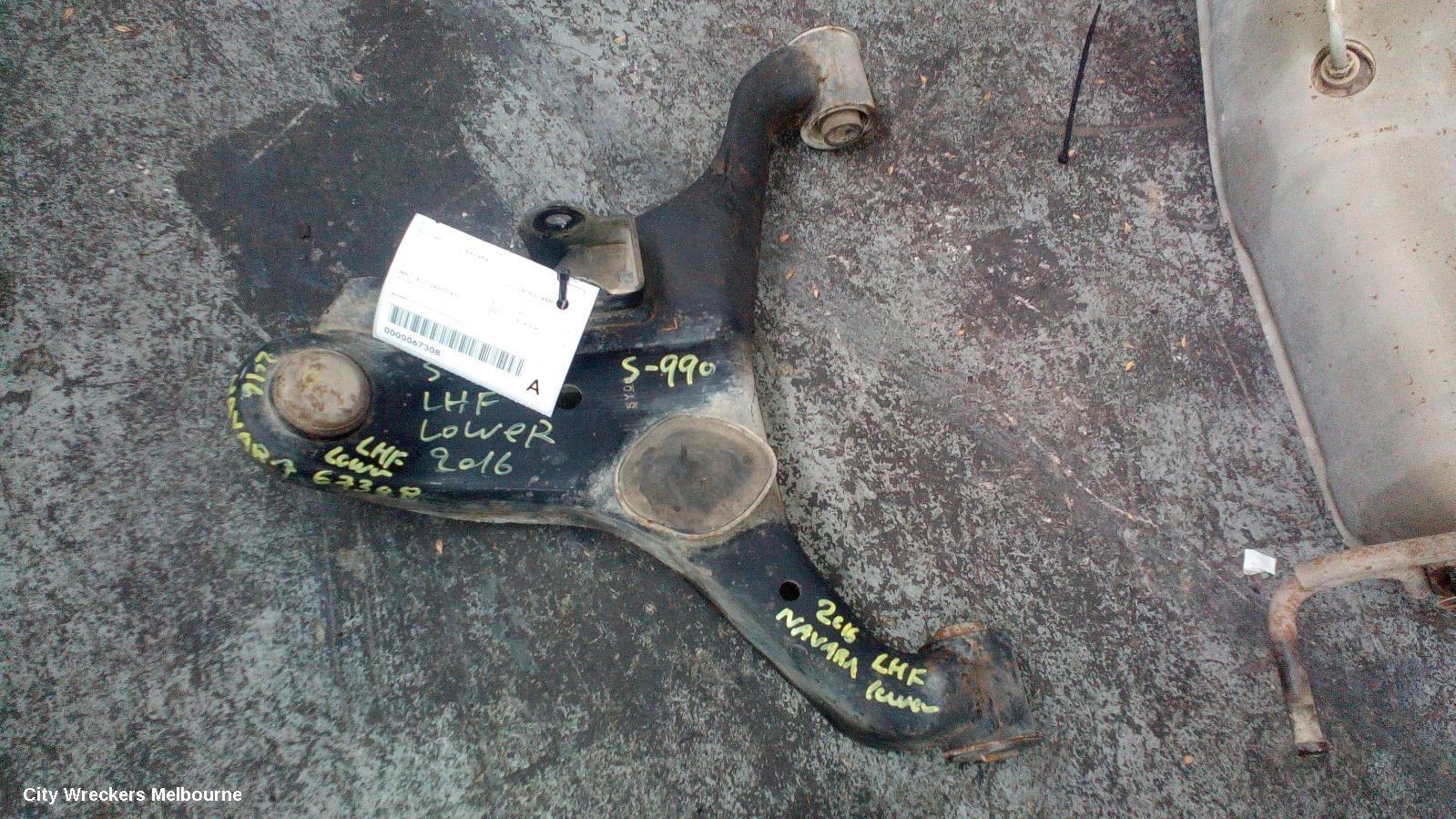 NISSAN NAVARA LEFT FRONT LOWER CONTROL ARM, NP300, 09/2015 - 11/2020 - Image 1
