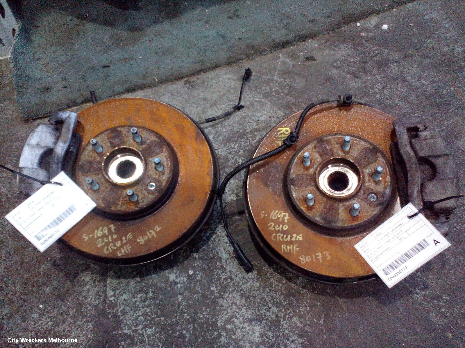 HOLDEN CRUZE RIGHT FRONT HUB ASSEMBLY, JG-JH, 2.0, DIESEL, 115PCD, 03/2009 - 01/2017 - Image 2
