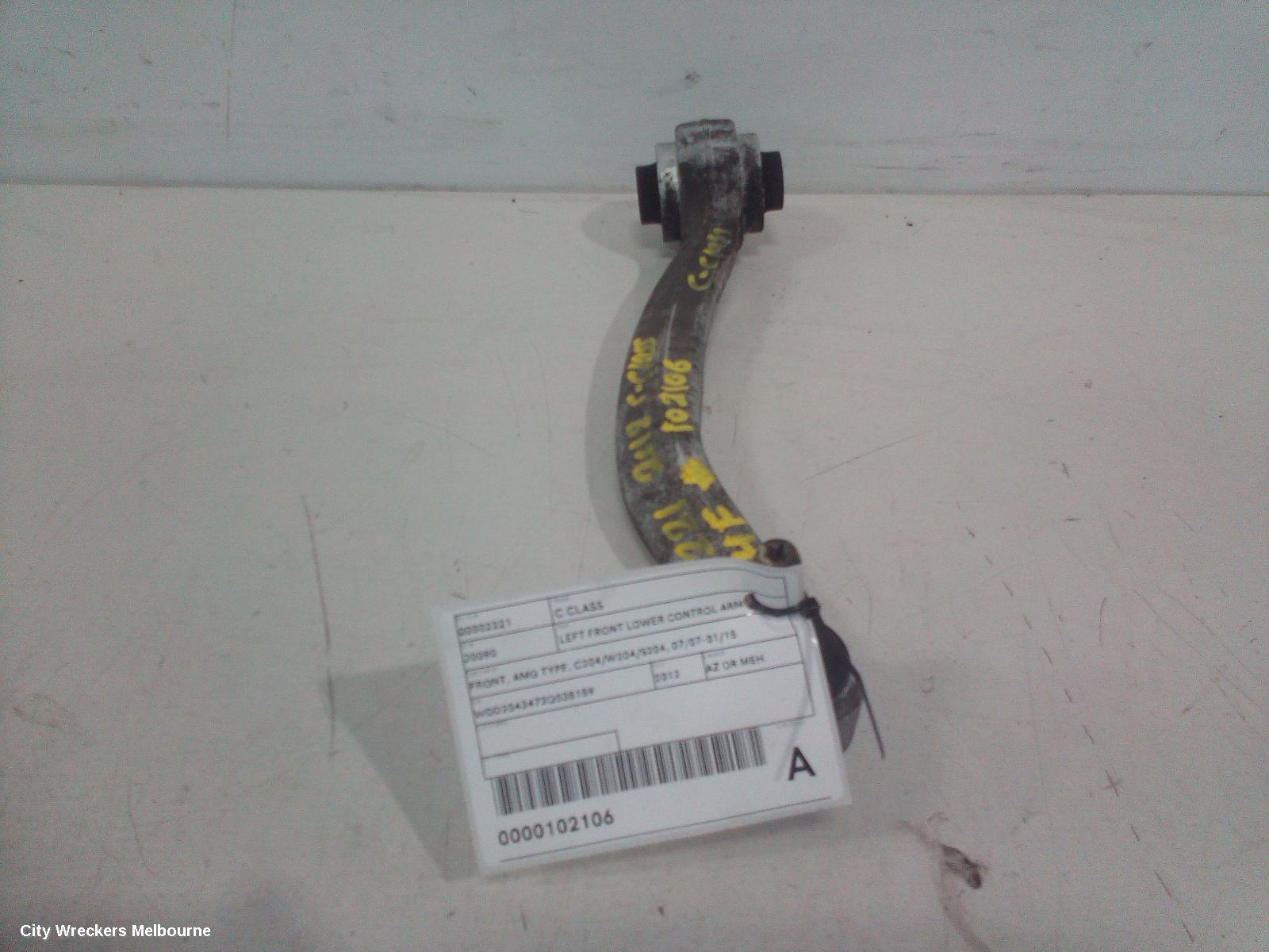 MERCEDES C CLASS LEFT FRONT LOWER CONTROL ARM, FRONT, AMG TYPE, C204/W204/S204, 07/2007 - 01/2015 - Image 2