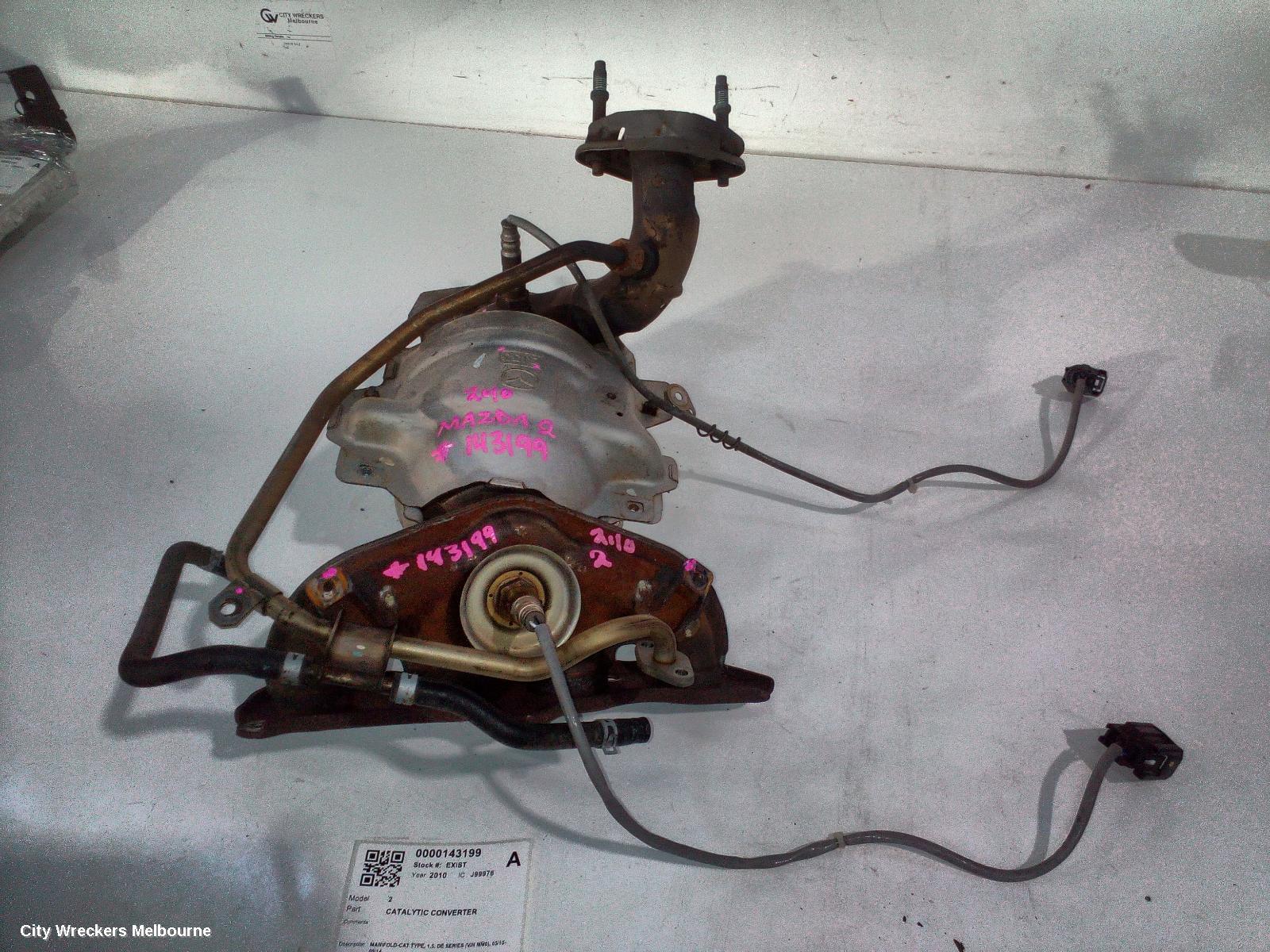 MAZDA 2 CATALYTIC CONVERTER, MANIFOLD-CAT TYPE, 1.5, DE SERIES (VIN MM0), 05/2010 - 09/2014 - Image 2