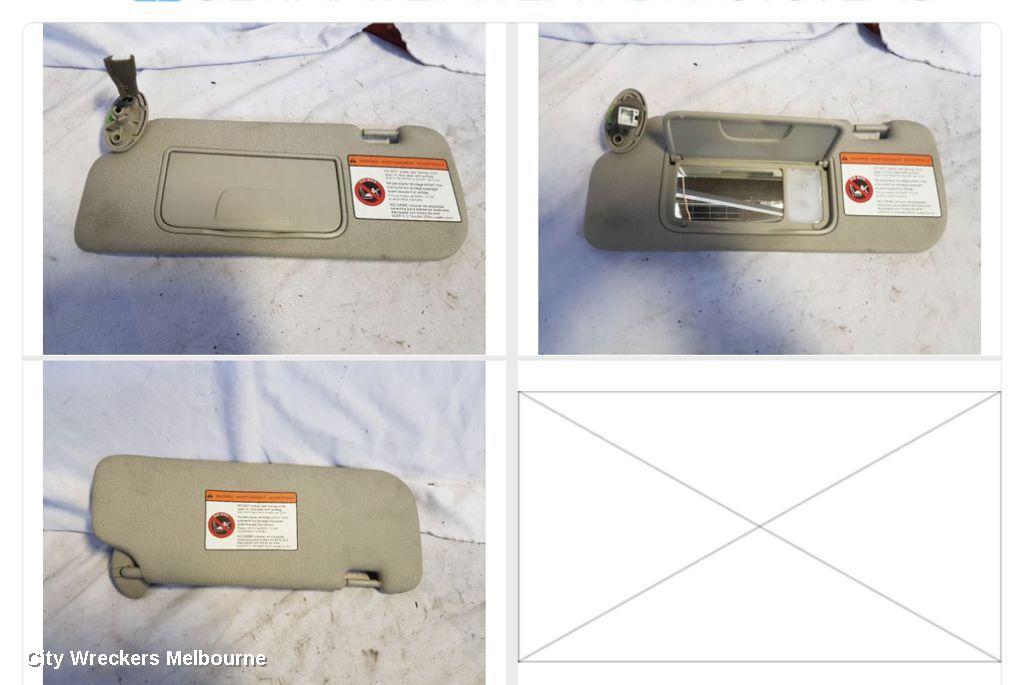 HOLDEN CAPTIVA SUNVISOR, CG, LH SIDE, W/ LIGHT TYPE, 01/2011 - 06/2018 - Image 1