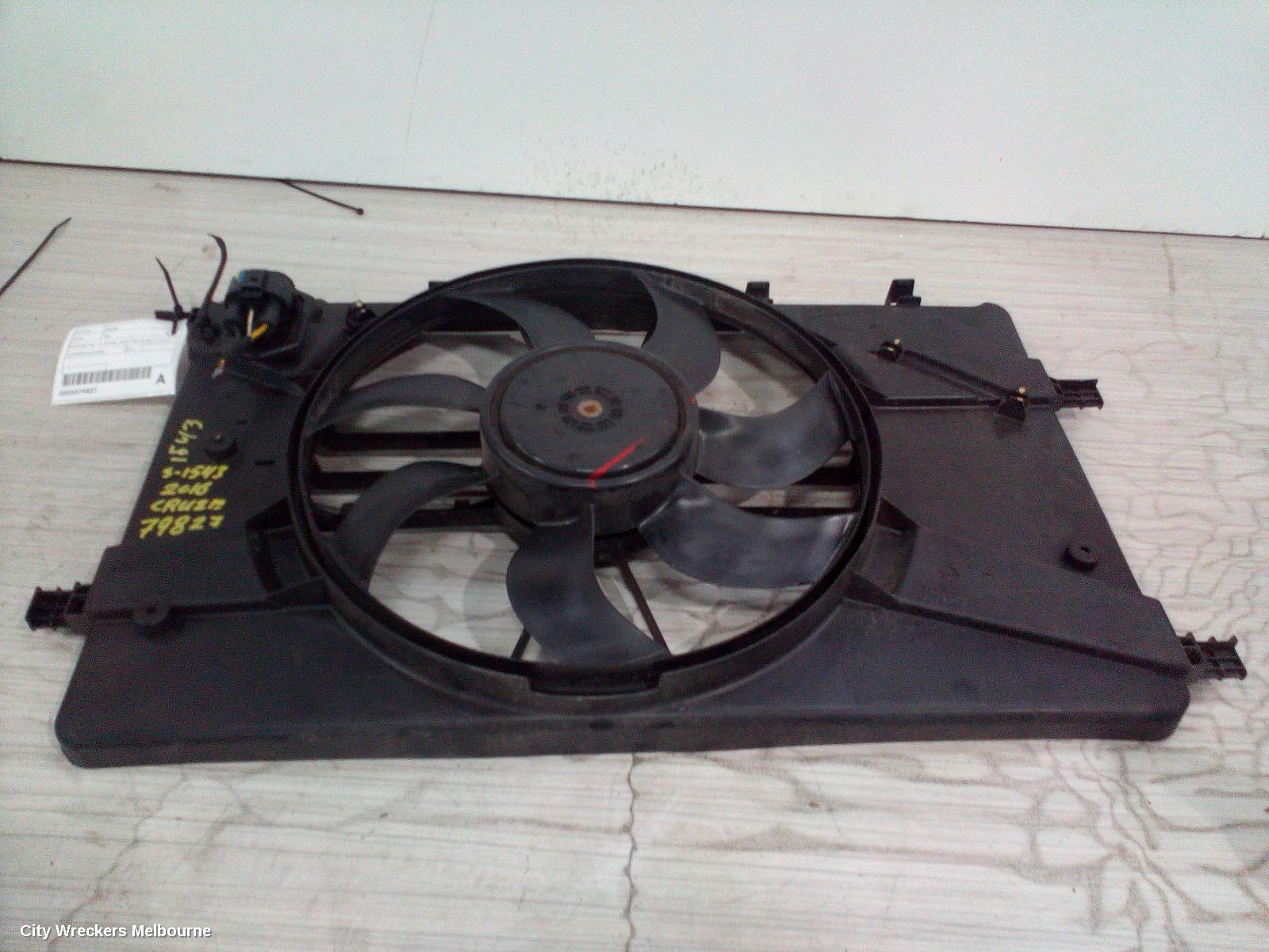 HOLDEN CRUZE FAN, RADIATOR FAN, 1.8, PETROL, AUTO T/M, JH, 03/2011 - 01/2017 - Image 2