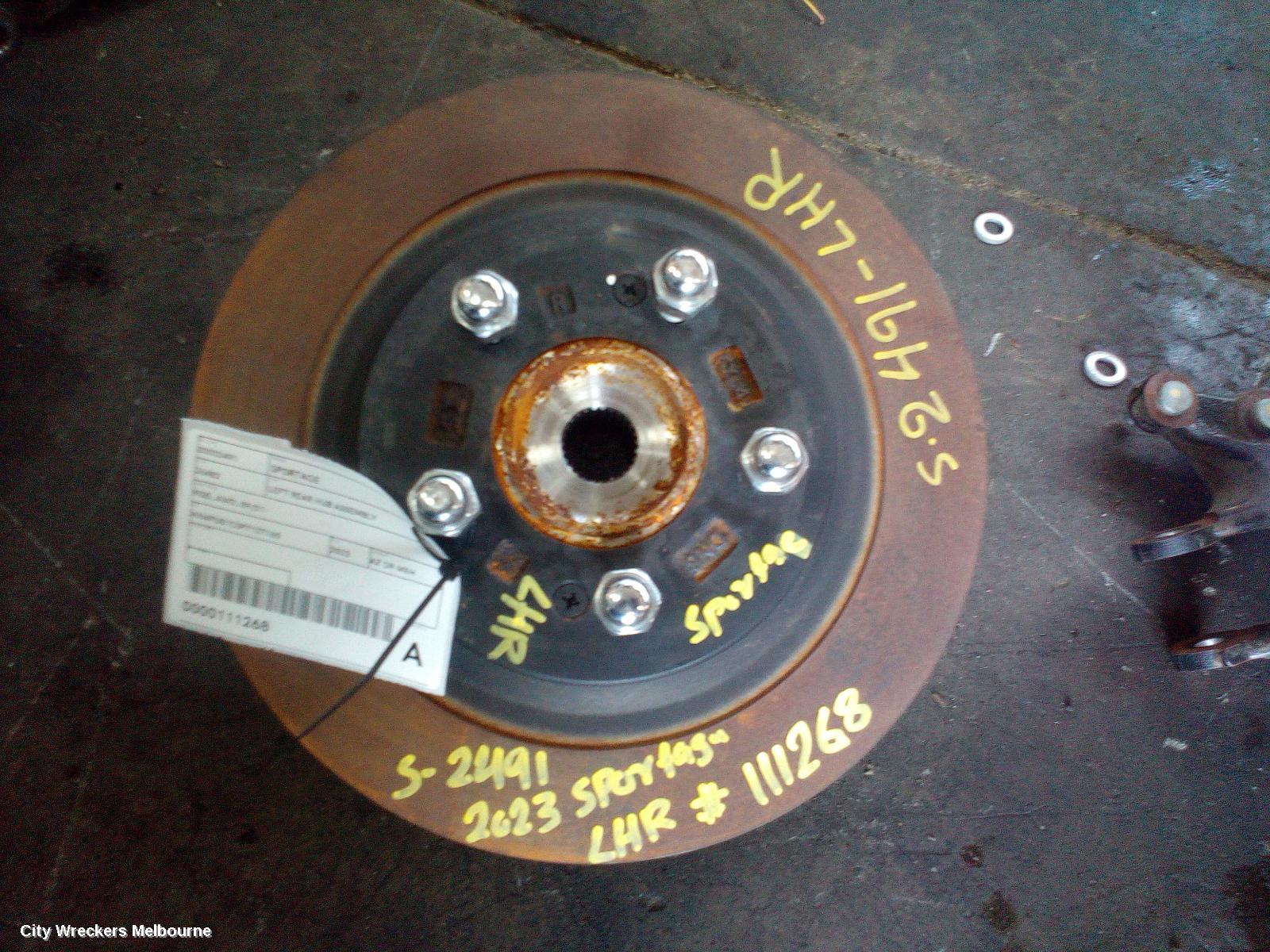 KIA SPORTAGE LEFT REAR HUB ASSEMBLY, NQ5, AWD, 09/2021 ONWARDS - Image 3