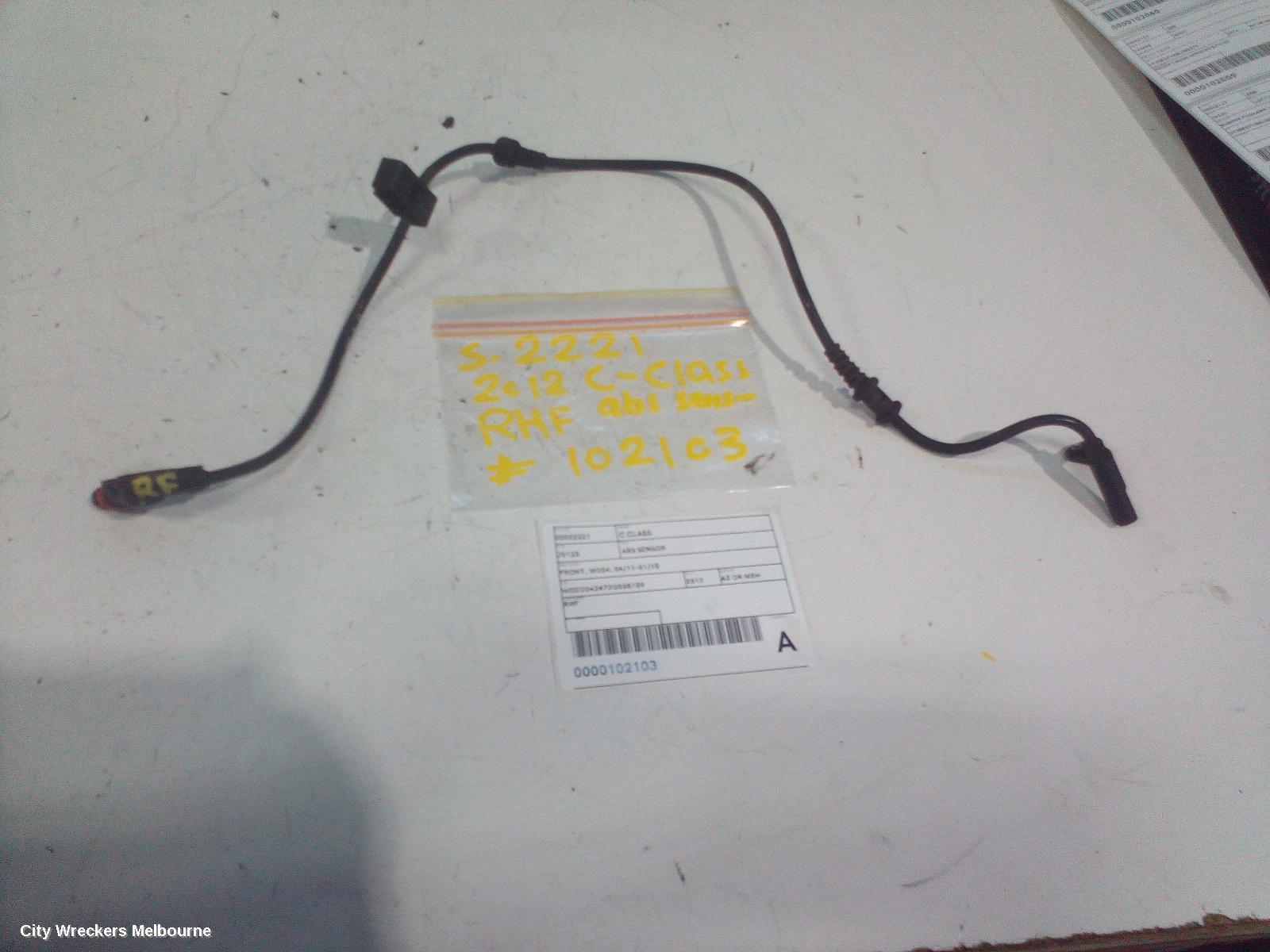 MERCEDES C CLASS ABS SENSOR, FRONT, W204, 04/2011 - 01/2015 - Image 2