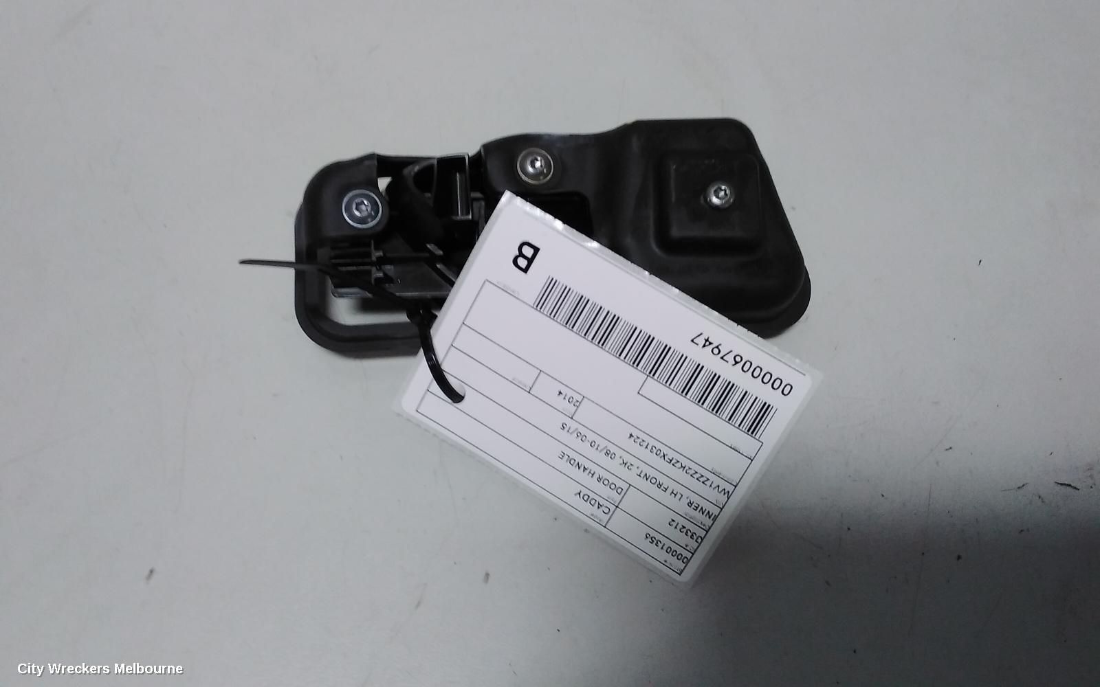 VOLKSWAGEN CADDY DOOR HANDLE, 2K, LH FRONT, INNER, 08/2010 - 06/2015 - Image 2