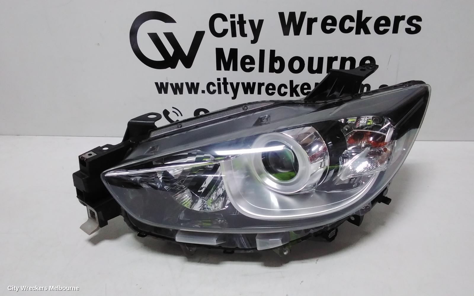 MAZDA CX5 LEFT HEADLAMP, KE, MAXX/MAXX SPORT, HALOGEN, MANUAL ADJ, 02/2012 - 12/2016 - Image 2