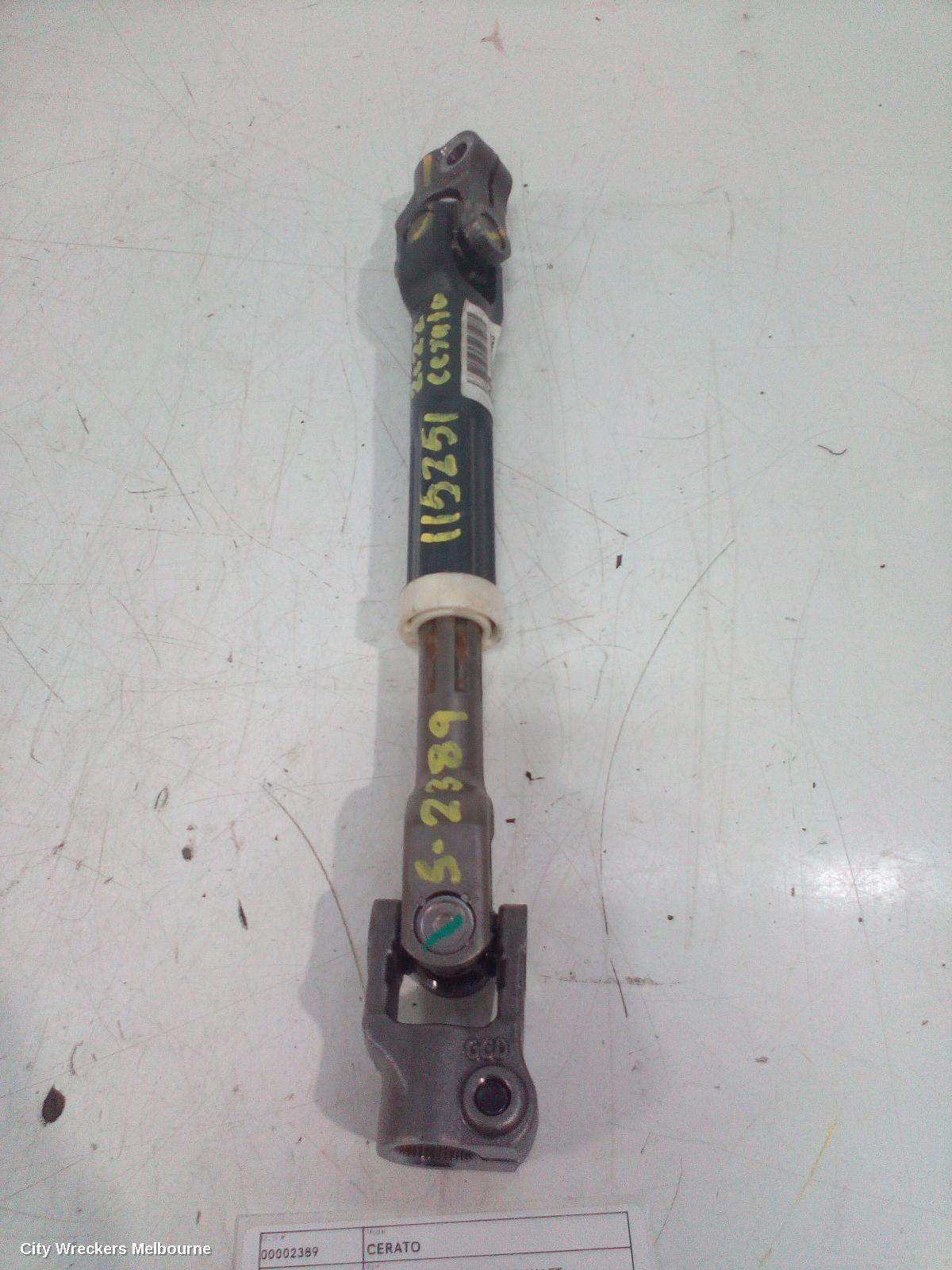 KIA CERATO STEERING INTERMEDIATE SHAFT, BD, 04/2018 - 09/2024 - Image 1