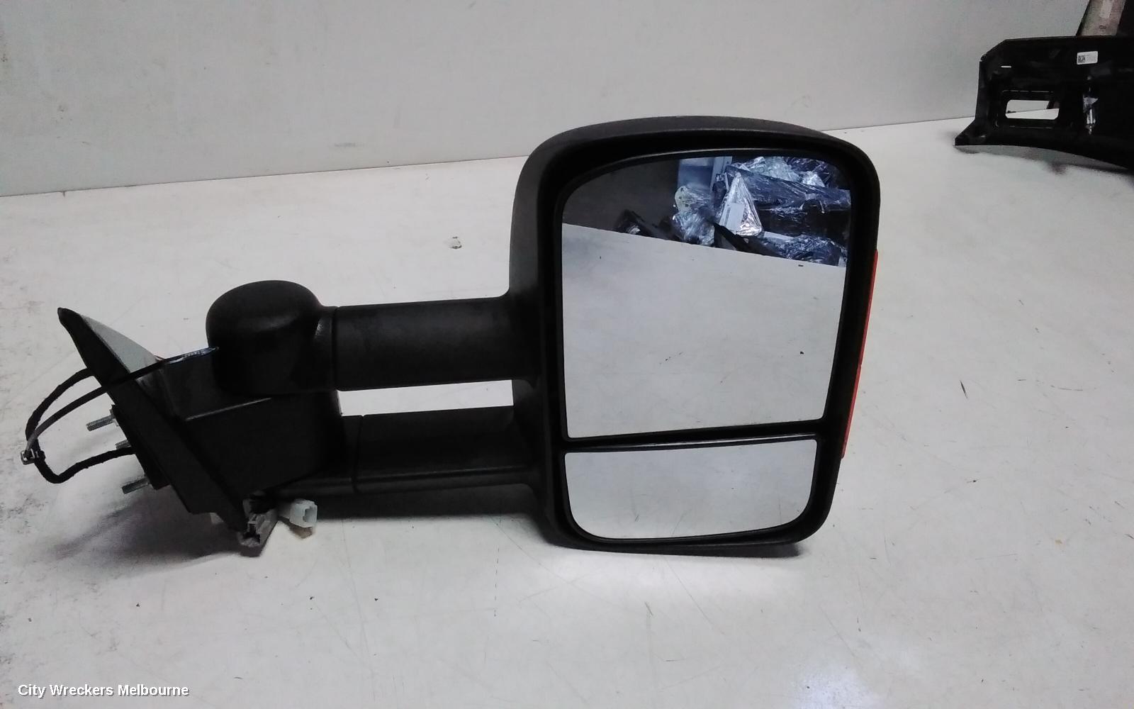 ISUZU DMAX RIGHT DOOR MIRROR, POWER, BLACK, W/ FLASHER TYPE, RA, 10/2008 - 07/2012 - Image 1