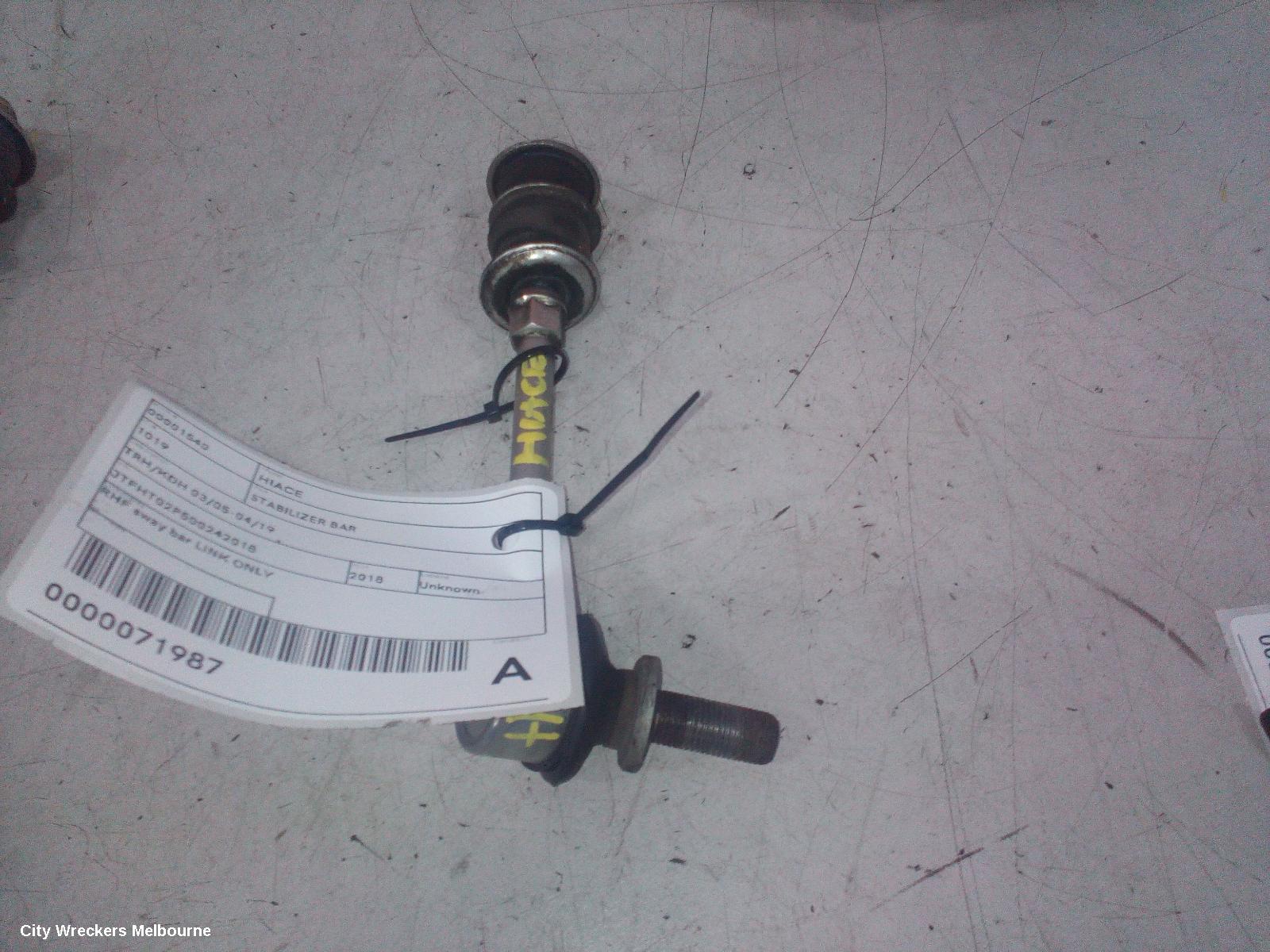 TOYOTA HIACE STABILISER BAR, TRH/KDH 03/2005 - 04/2019 - Image 2