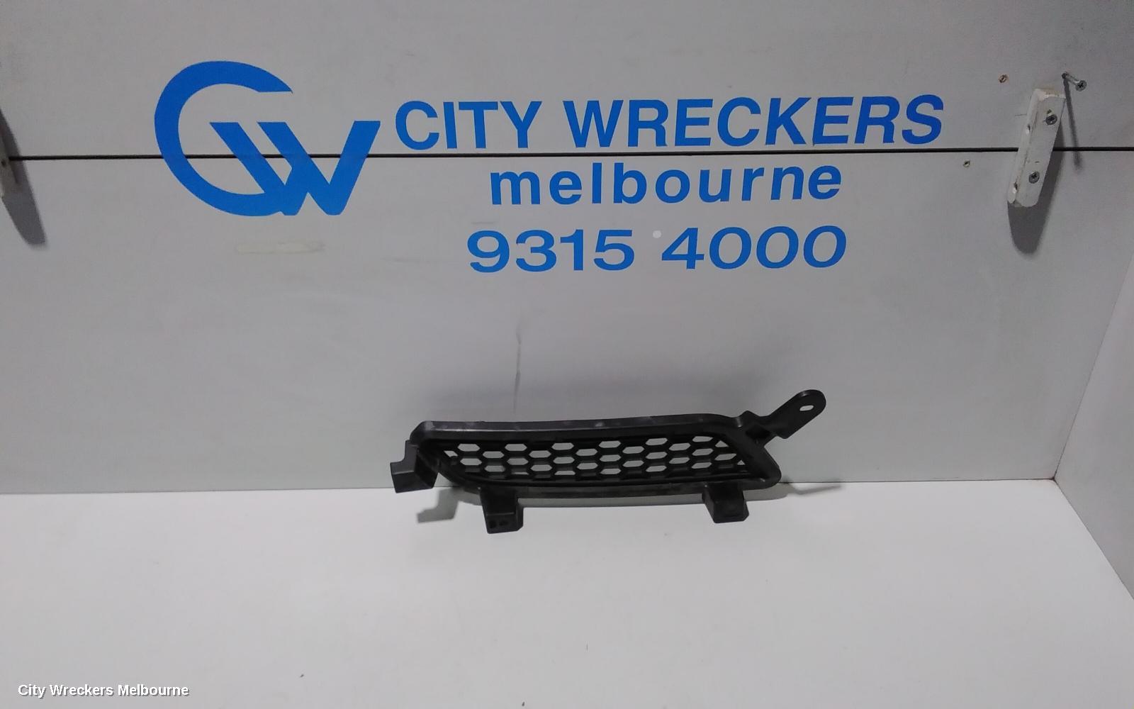 MITSUBISHI LANCER GRILLE, BUMPER GRILLE (LH SIDE), CJ, BLACK, NON FOGLAMP TYPE, 07/2007 - 10/2015 - Image 1