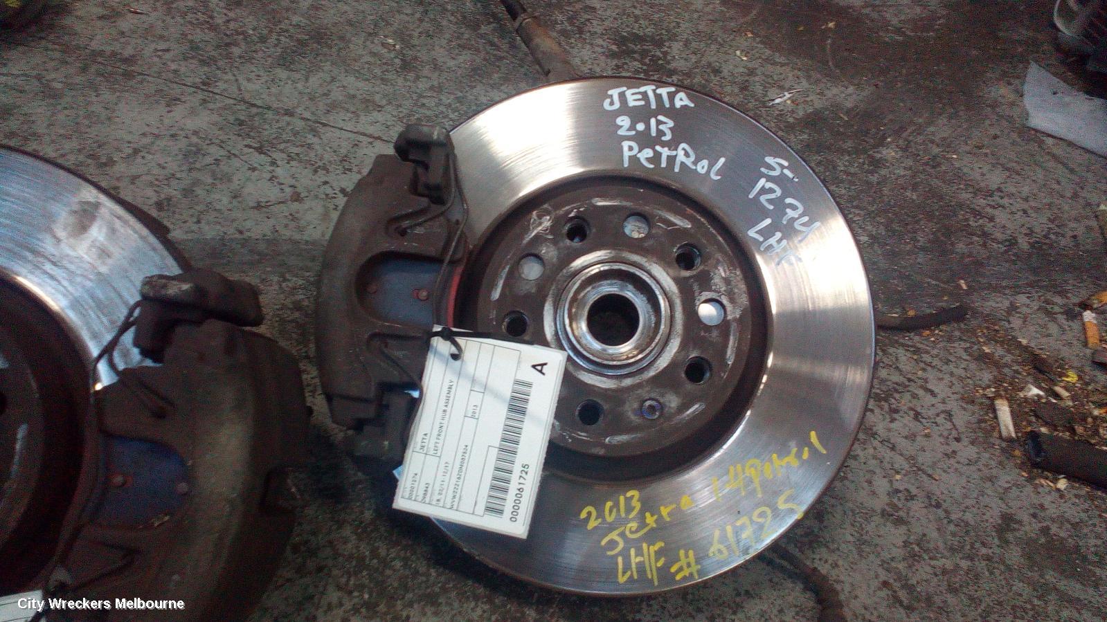 VOLKSWAGEN JETTA LEFT FRONT HUB ASSEMBLY, 1B, 4 BOLT TYPE, 02/2011 - 12/2017 - Image 1