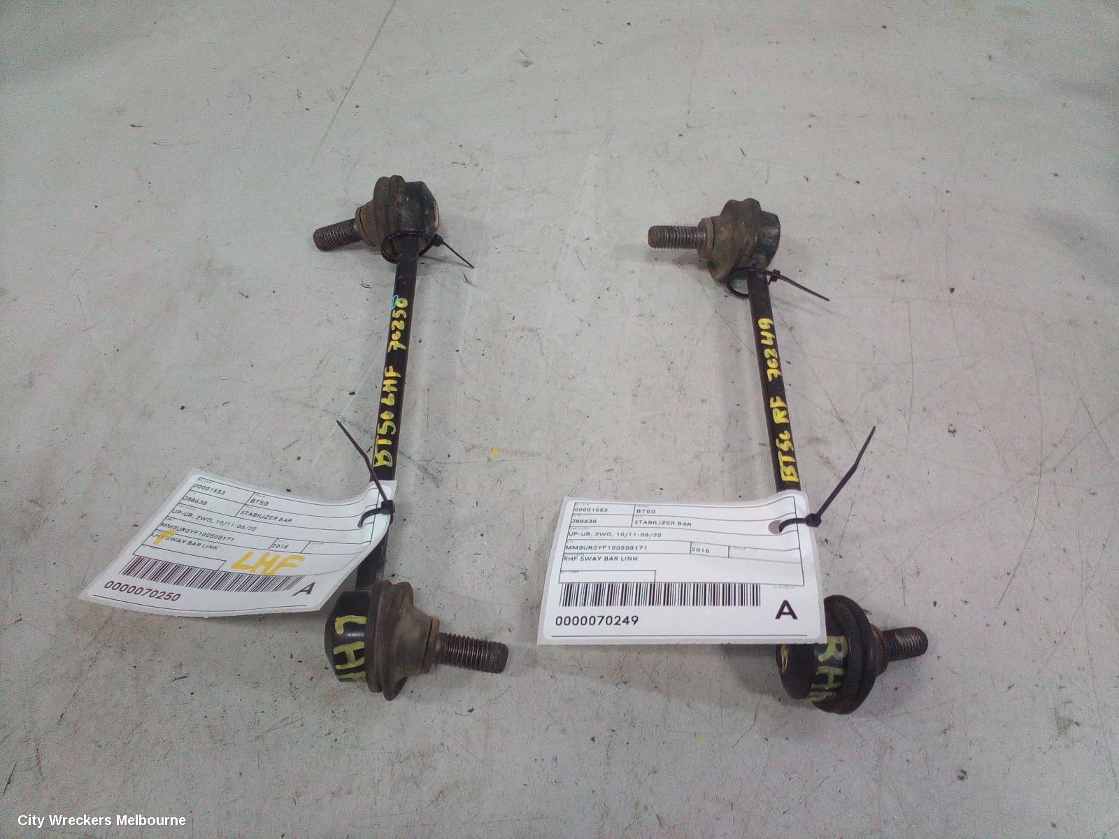 MAZDA BT50 STABILISER BAR, UP-UR, 2WD, 10/2011 - 06/2020 - Image 2