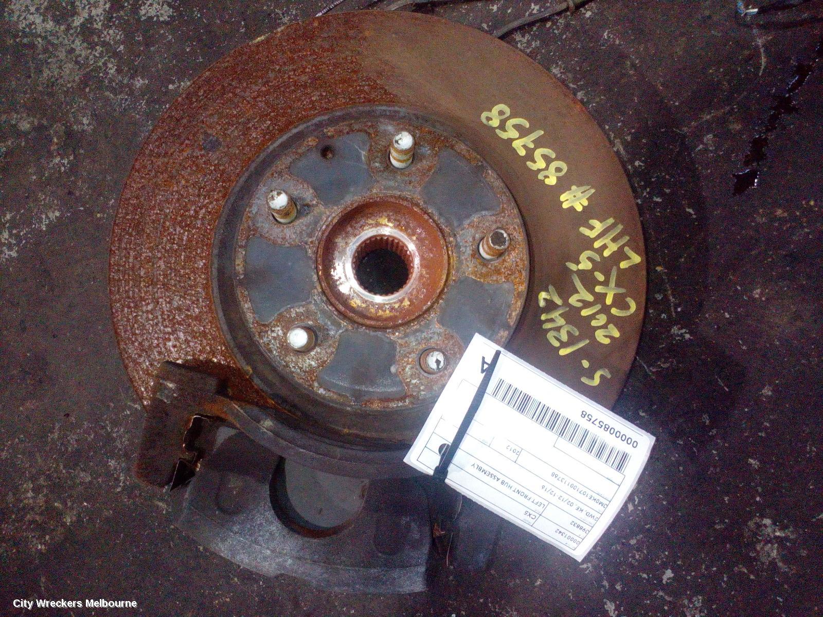 MAZDA CX5 LEFT FRONT HUB ASSEMBLY, 2WD, KE, 02/2012 - 12/2016 - Image 1