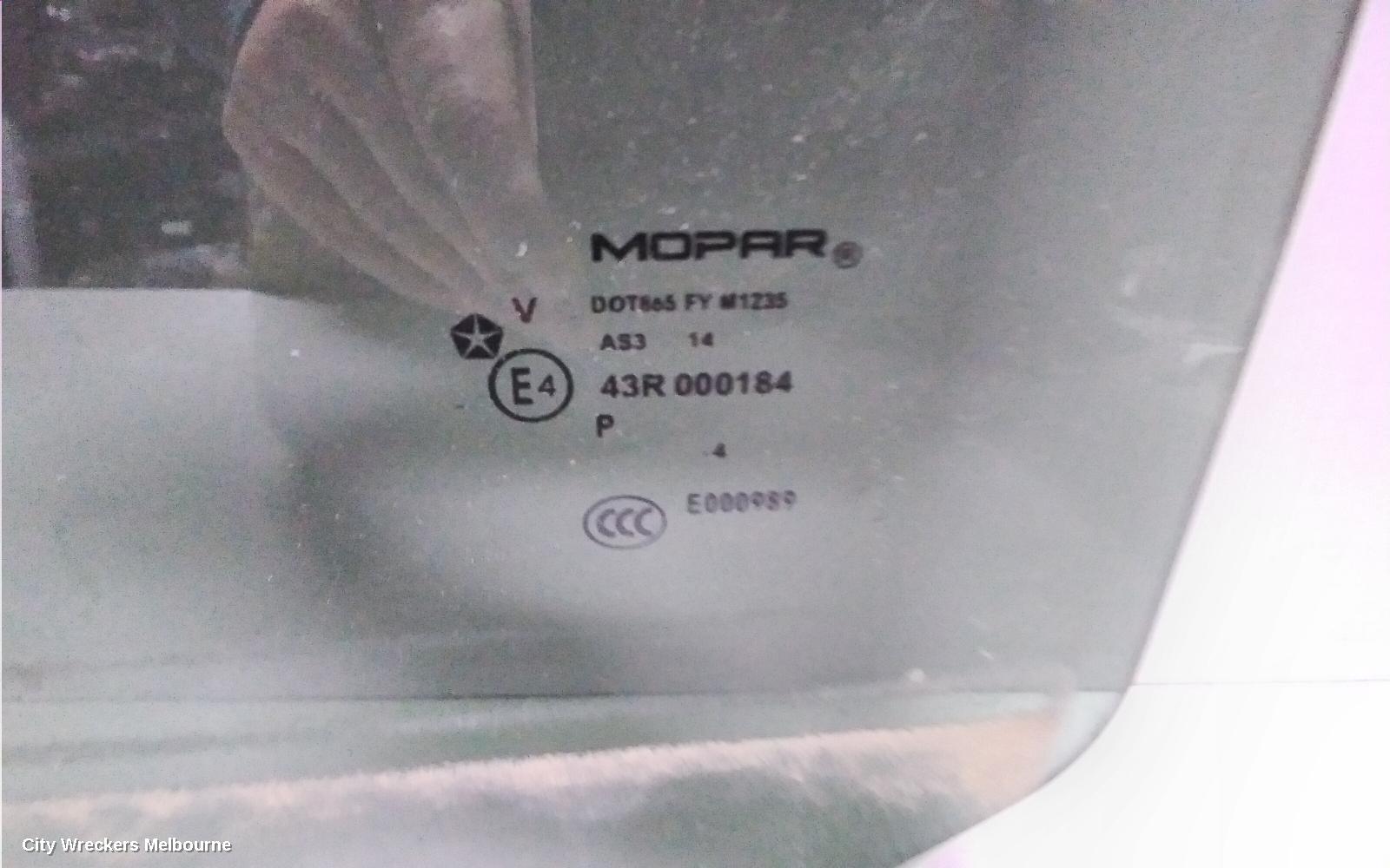 JEEP COMPASS LEFT REAR DOOR WINDOW, MK, 07/2011 - 12/2016 - Image 2