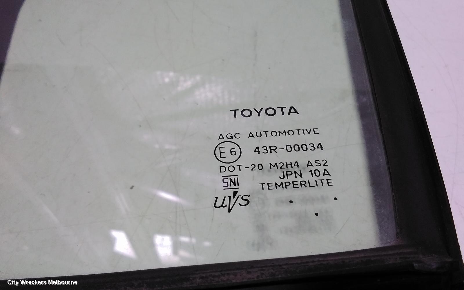 TOYOTA HIACE LEFT FRONT 1/4 DOOR GLASS, 300 SERIES, 02/2019 ONWARDS - Image 2