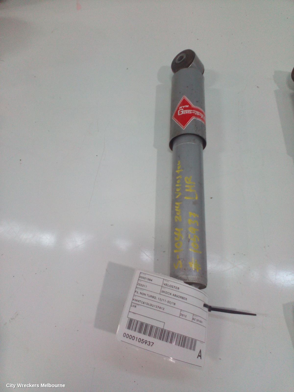 HYUNDAI VELOSTER SHOCK ABSORBER, FS, REAR, NON TURBO, RH SIDE, 10/2011 - 02/2018 - Image 2
