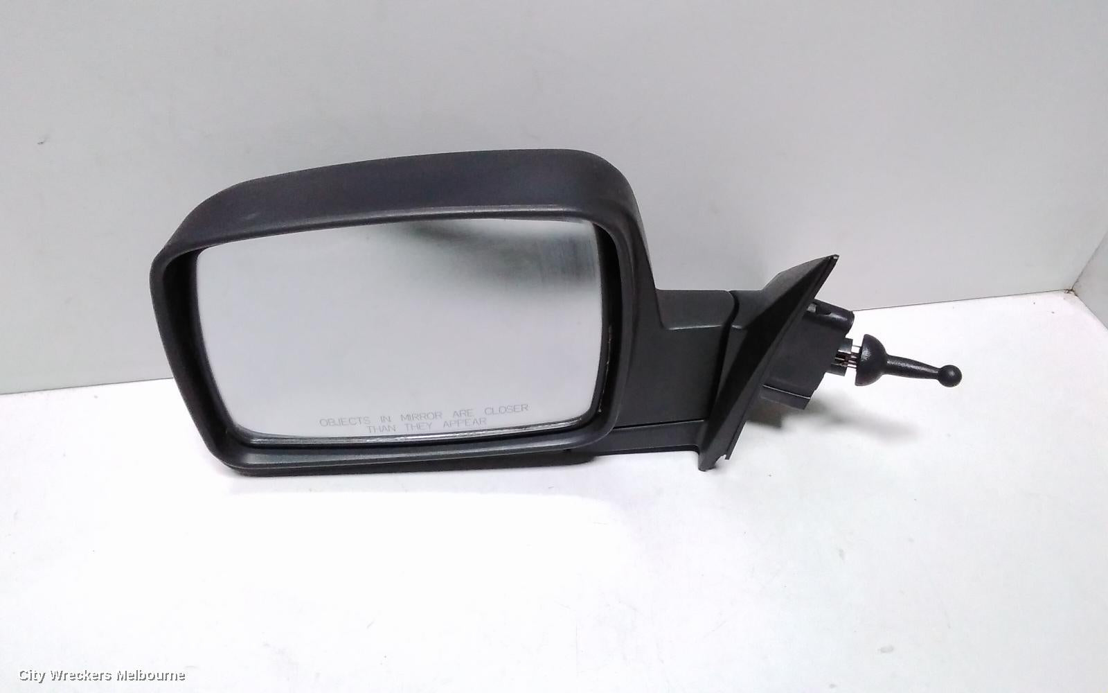 KIA PREGIO LEFT DOOR MIRROR, CT, MANUAL, SQUARE TYPE, 07/2004 - 01/2006 - Image 2