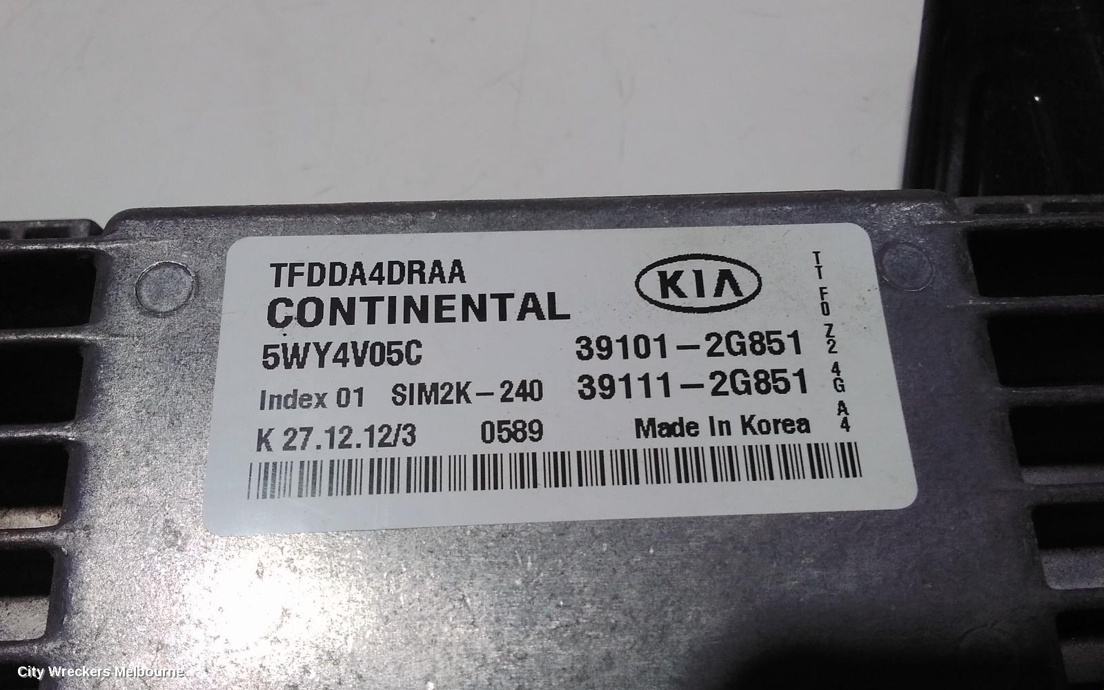 KIA OPTIMA ECU, ENGINE ECU, 2.4, G4KJ, PETROL, ECU ONLY, TF, 01/2011 - 10/2015 - Image 2