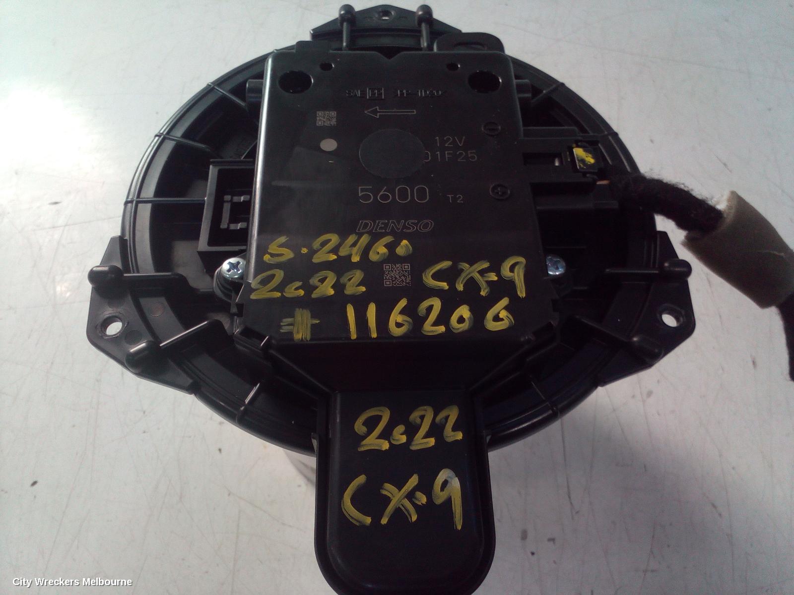MAZDA CX9 HEATER FAN MOTOR, FRONT, TC, 07/2016 ONWARDS - Image 3