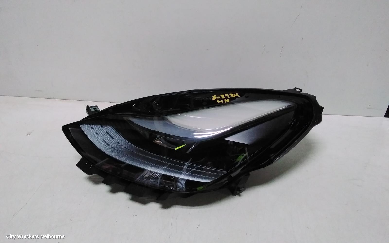 TESLA MODEL 3 LEFT HEADLAMP, W/ LED TYPE, PROJECTOR TYPE, 1ST GEN, 02/2021 - 08/2023 - Image 1