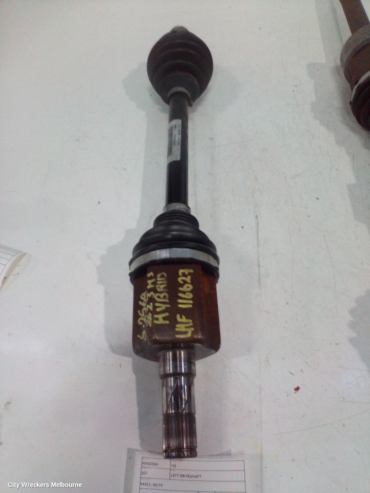MG HS LEFT DRIVESHAFT, SAS23, FRONT, 08/2019 ONWARDS - Image 1