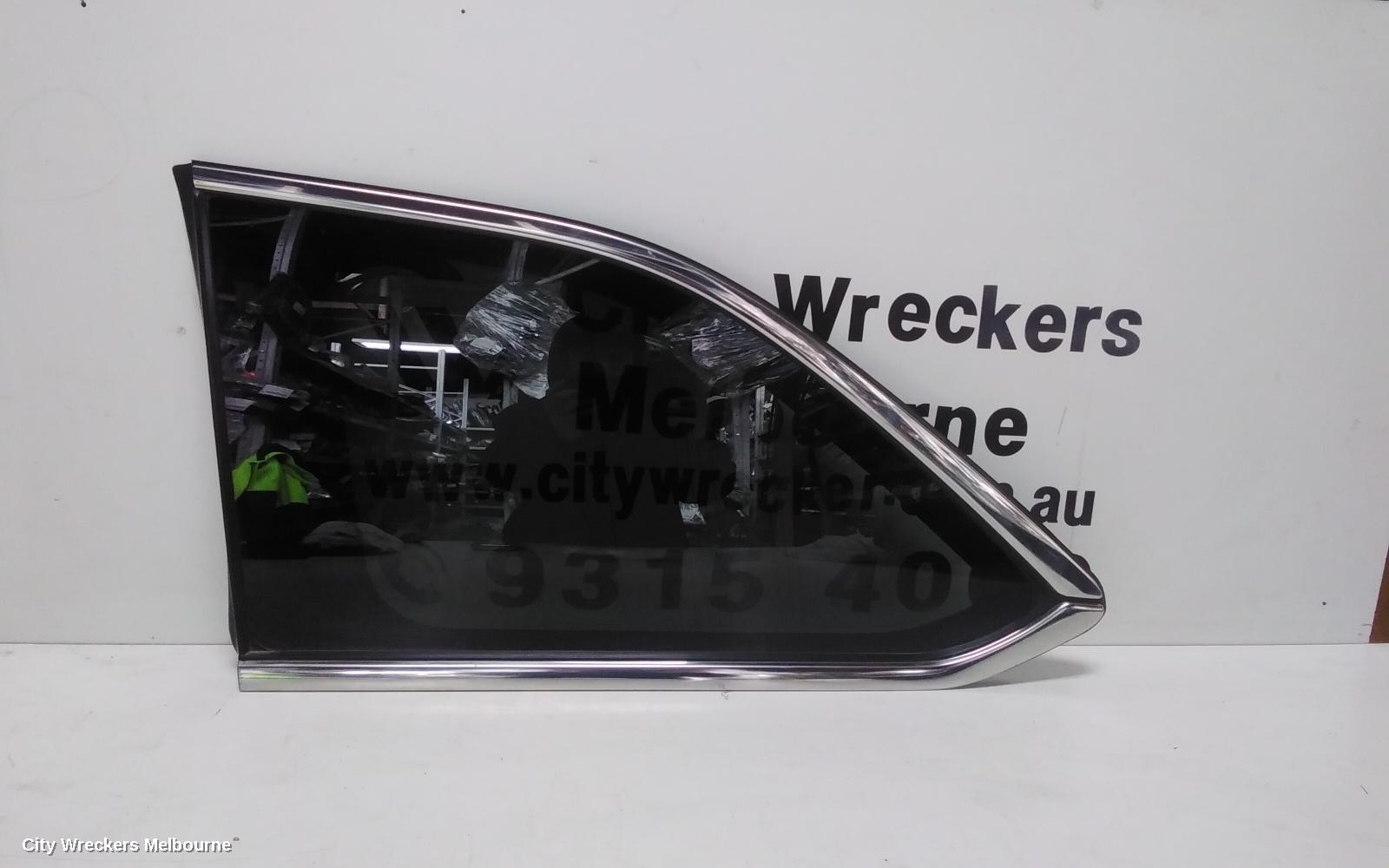 TOYOTA KLUGER LEFT FRONT 1/4 DOOR GLASS, XU50 SERIES, 03/2014 - 02/2021 - Image 1