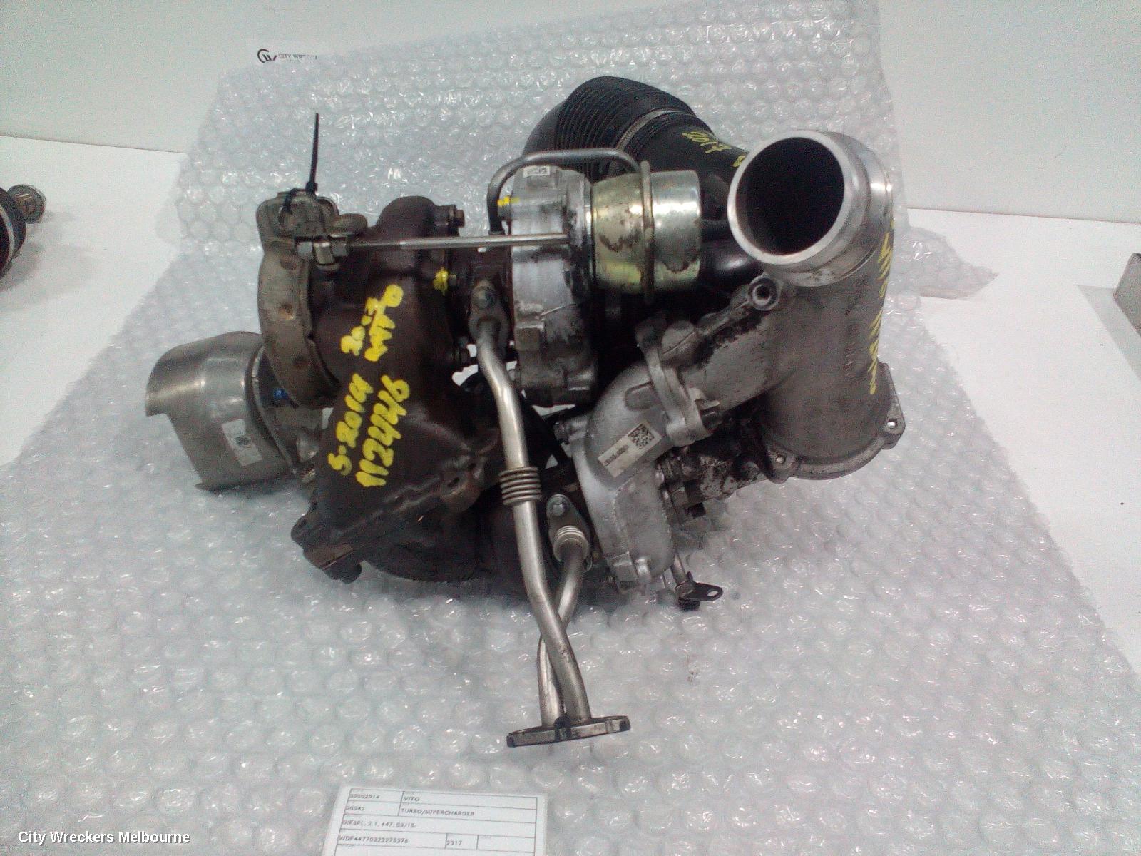 MERCEDES VITO TURBO SUPERCHARGER, DIESEL, 2.1, 447, 03/2015 ONWARDS - Image 1