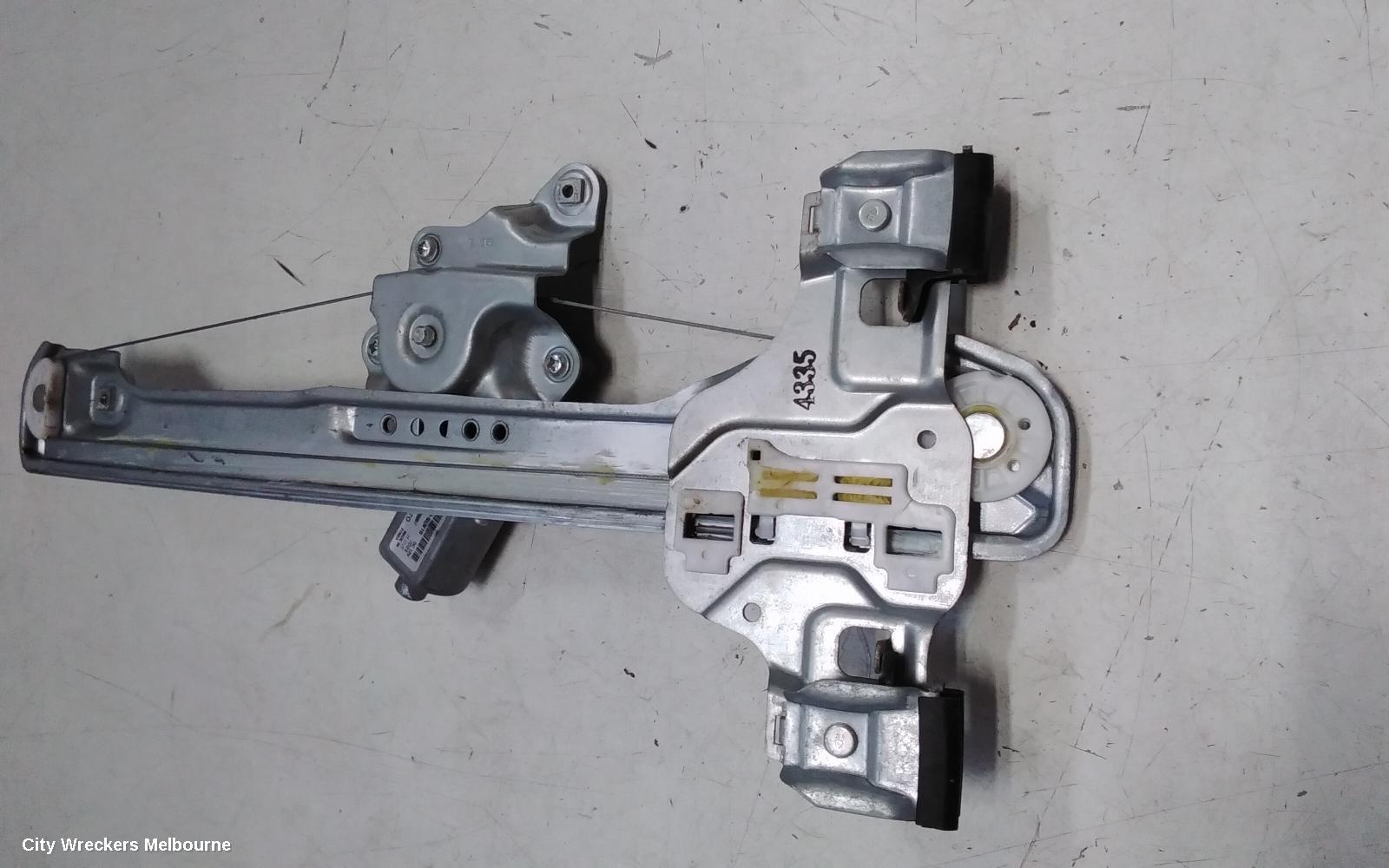 HOLDEN TRAX LEFT REAR WND REG/MOTOR, TJ SERIES, DOOR REG ASSY (REG AND MOTOR), 08/2013 - 12/2020 - Image 1