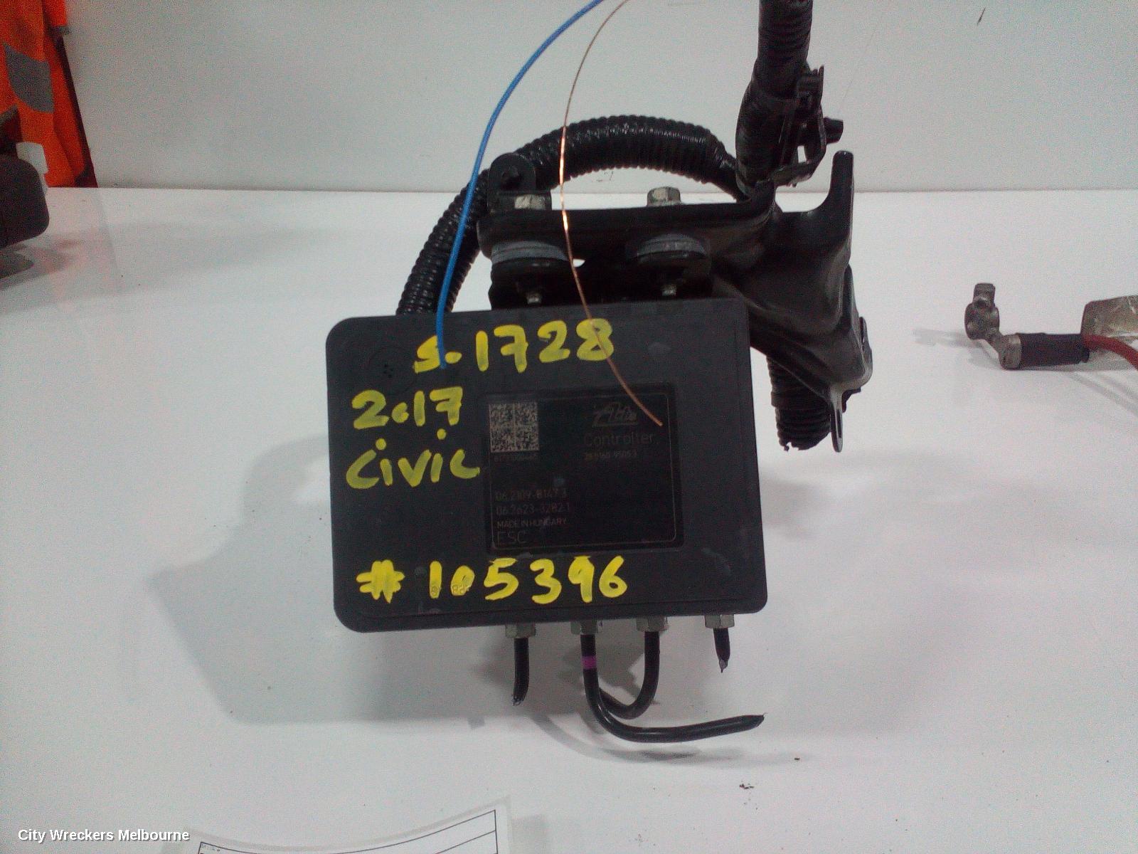HONDA CIVIC ABS PUMP/MODULATOR, 10TH GEN, 05/2016 - 08/2021 - Image 1