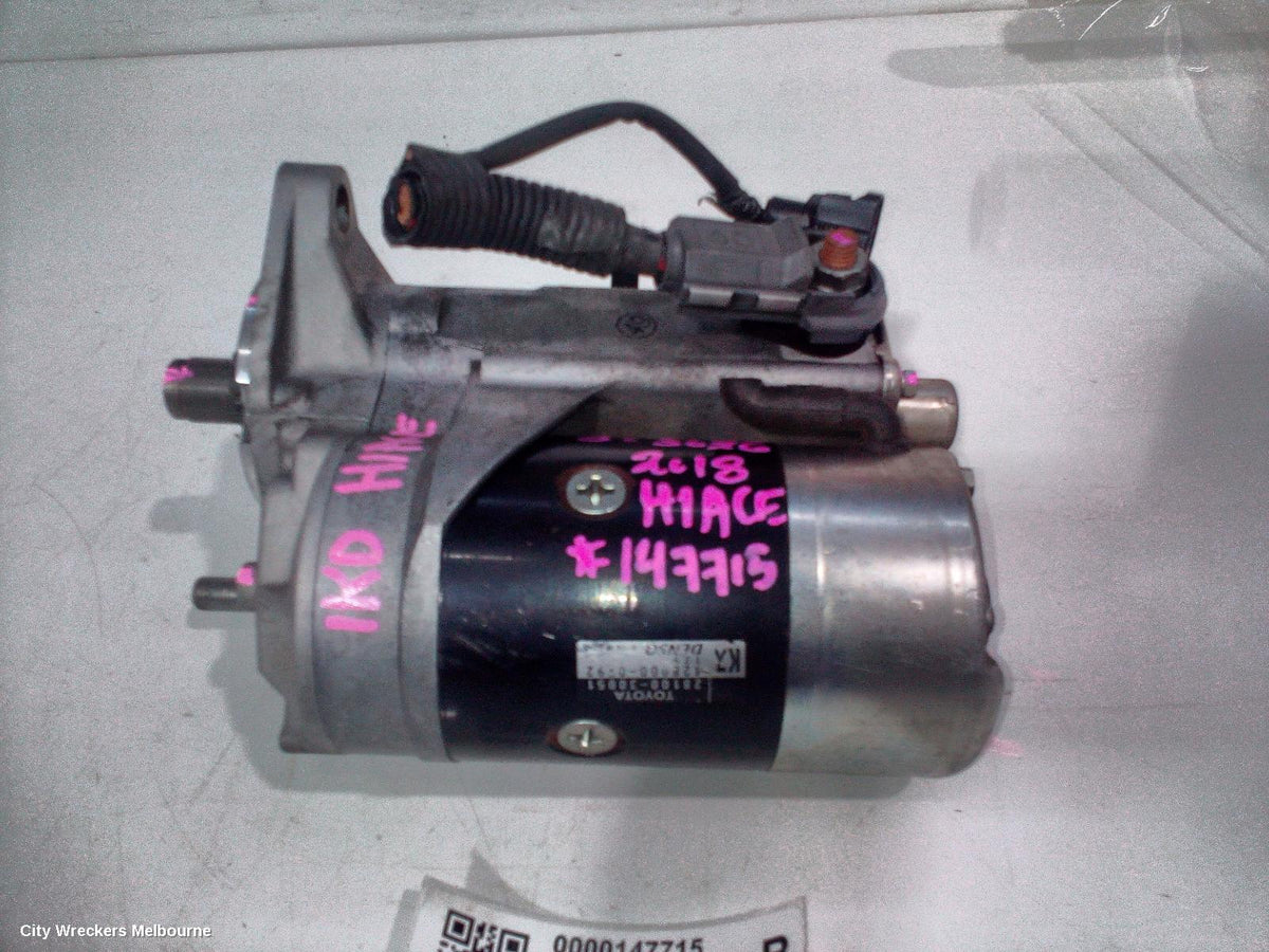 TOYOTA HIACE STARTER, DIESEL, 3.0, 1KD-FTV, TURBO, AUTO T/M TYPE, KDH, 09/2006 - 04/2019 - Image 2