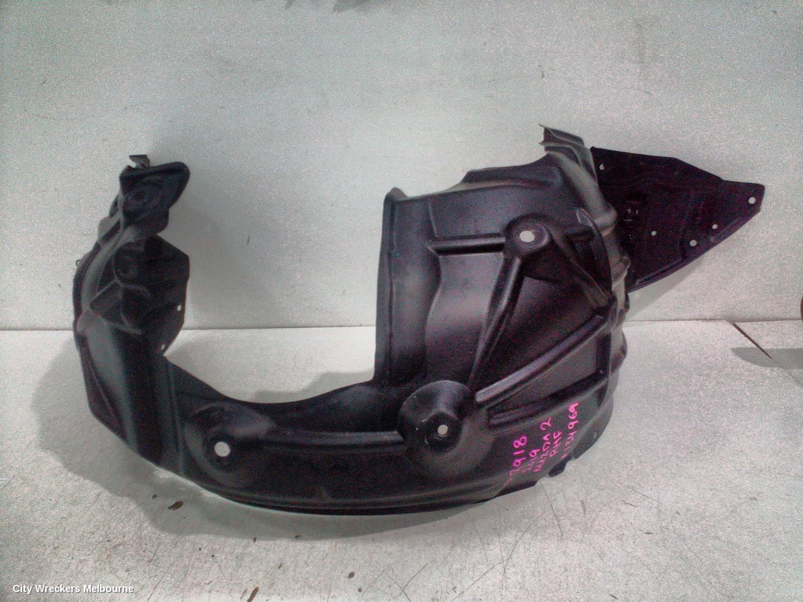 MAZDA 2 RIGHT GUARD LINER, DJ/DL, FRONT, 09/2014 ONWARDS - Image 1