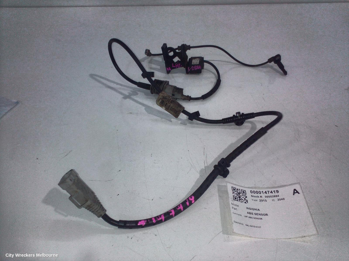 HOLDEN INSIGNIA ABS SENSOR, GA, 02/2015 - 01/2017 - Image 1