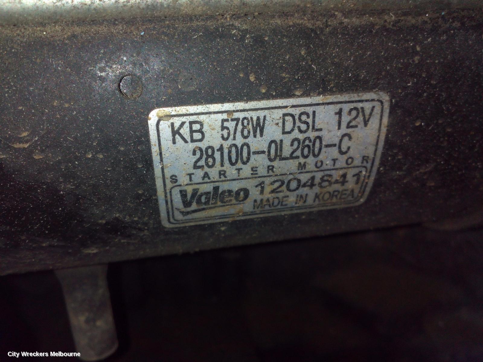 TOYOTA HILUX STARTER, DIESEL, 2.4/2.8, 09/2015 ONWARDS - Image 1