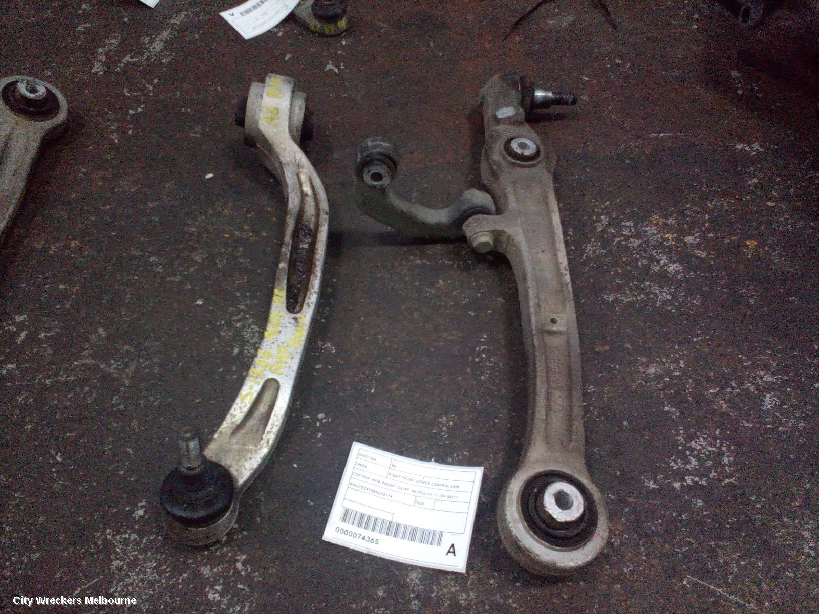 AUDI A6 RIGHT FRONT LOWER CONTROL ARM, CONTROL ARM-FRONT, C6/4F, A6/RS6/S6, 11/2004 - 06/2011 - Image 1