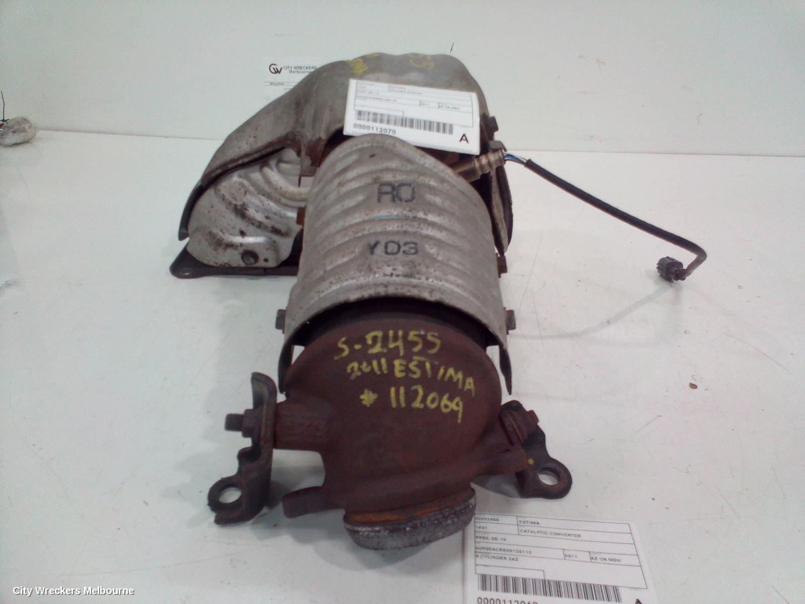 TOYOTA ESTIMA CATALYTIC CONVERTER, XR50, 05-19 - Image 1