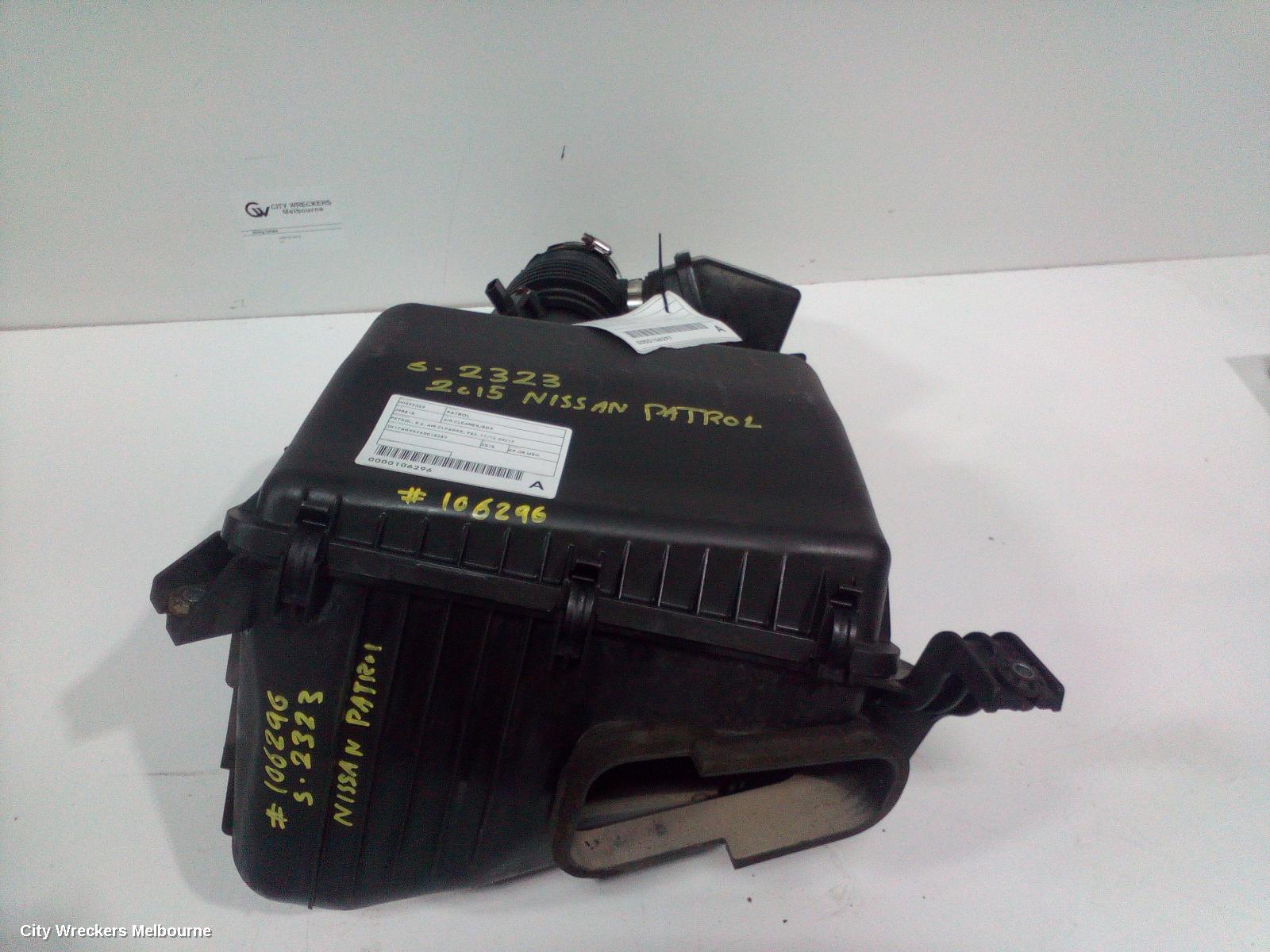 NISSAN PATROL AIR CLEANER/BOX, PETROL, 5.6, AIR CLEANER, Y62, 11/2012 - 09/2017 - Image 2