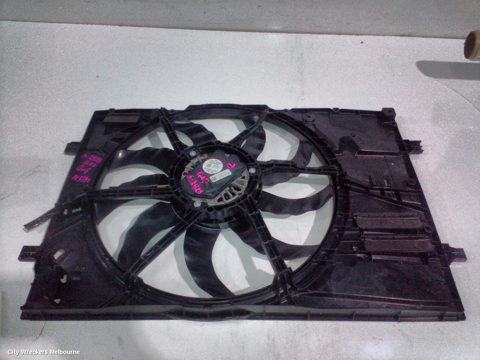 VOLKSWAGEN GOLF FAN, GEN 8, SINGLE FAN ASSY, PETROL, 1.4, TURBO, DJKA CODE, 400 WATT, 09/2020 ONWARDS - Image 2